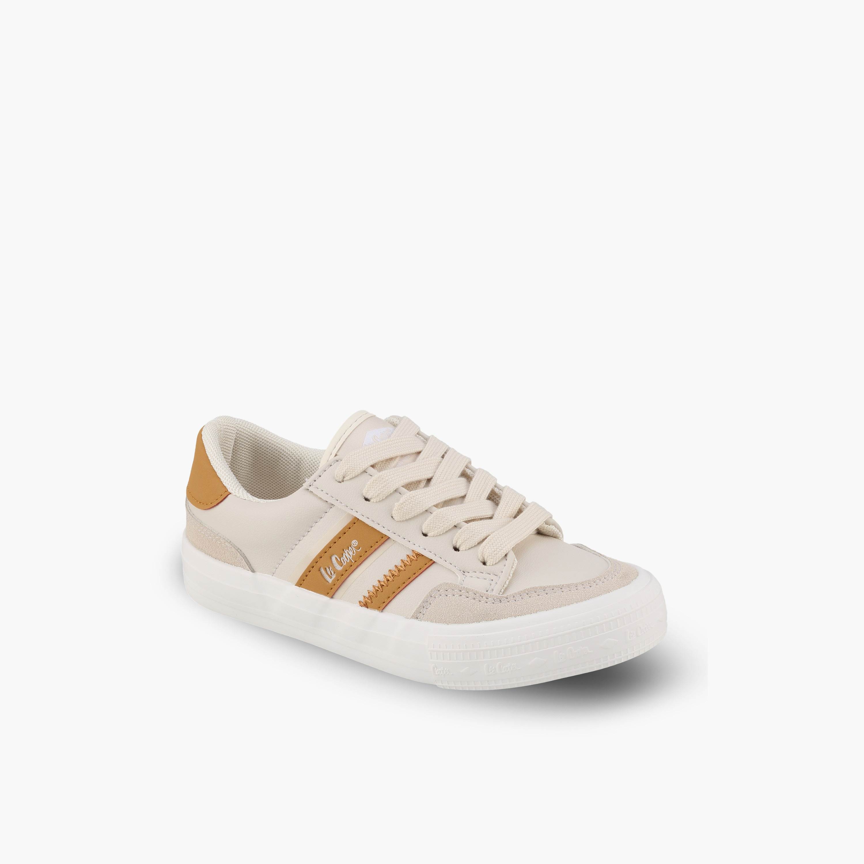 Lee Cooper Boys Logo Print Lace-Up Ankle Sneakers-boys-shoes-sneakers-image-2