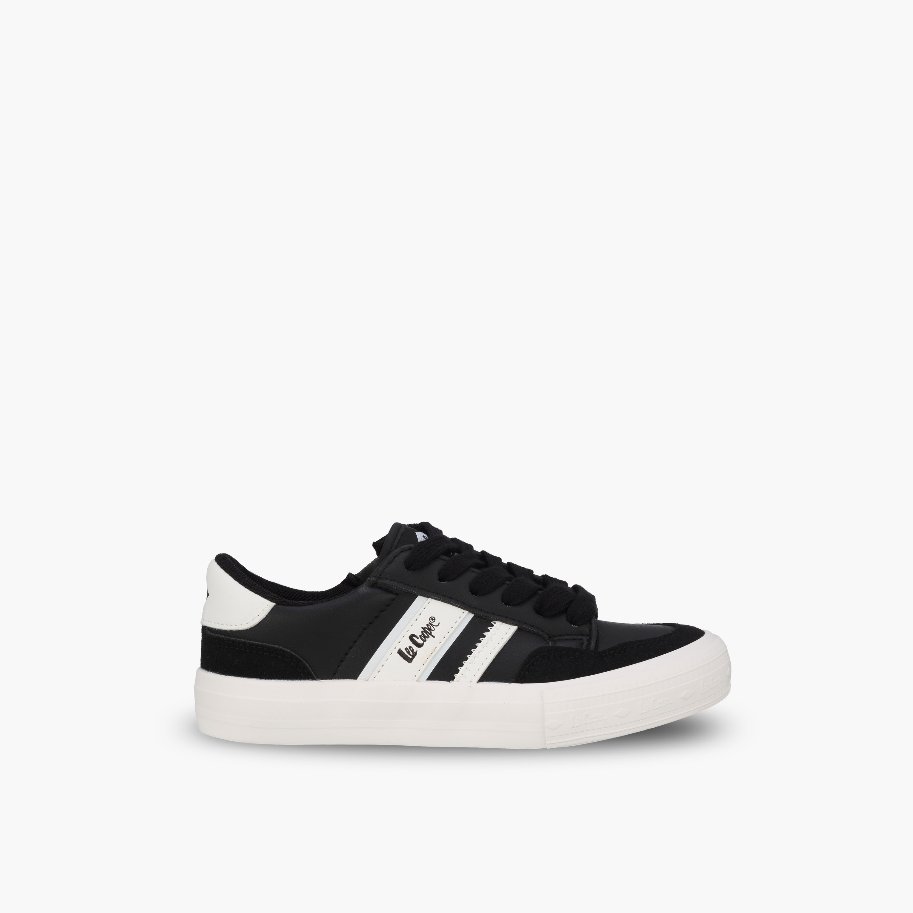 Lee Cooper Boys Logo Print Lace-Up Ankle Sneakers-boys-shoes-sneakers-image-3