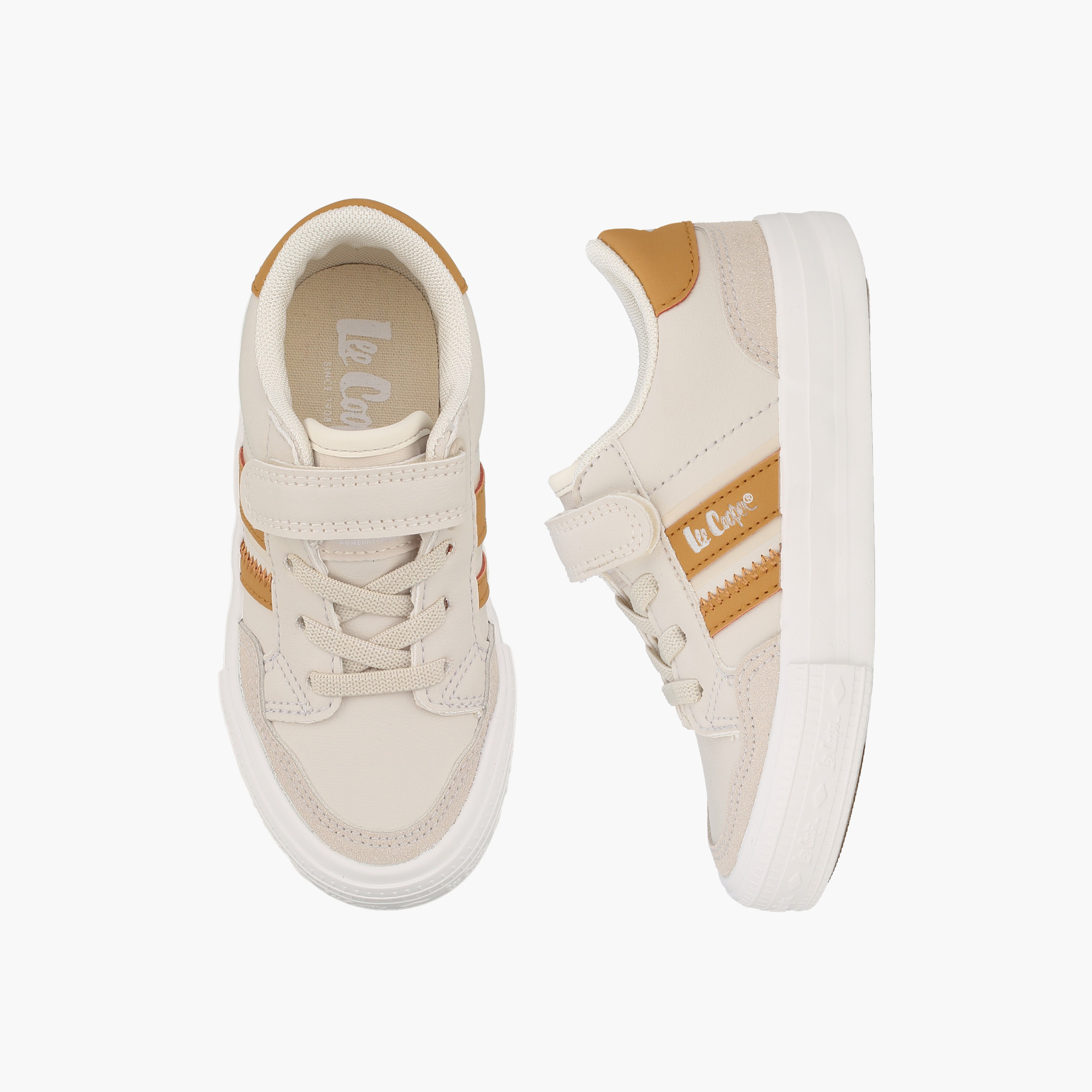 حذاء سنيكرز للأولاد بطبعة شعار بكاحل ورباط إغلاق من لي كوبر-boys-shoes-sneakers-image-6