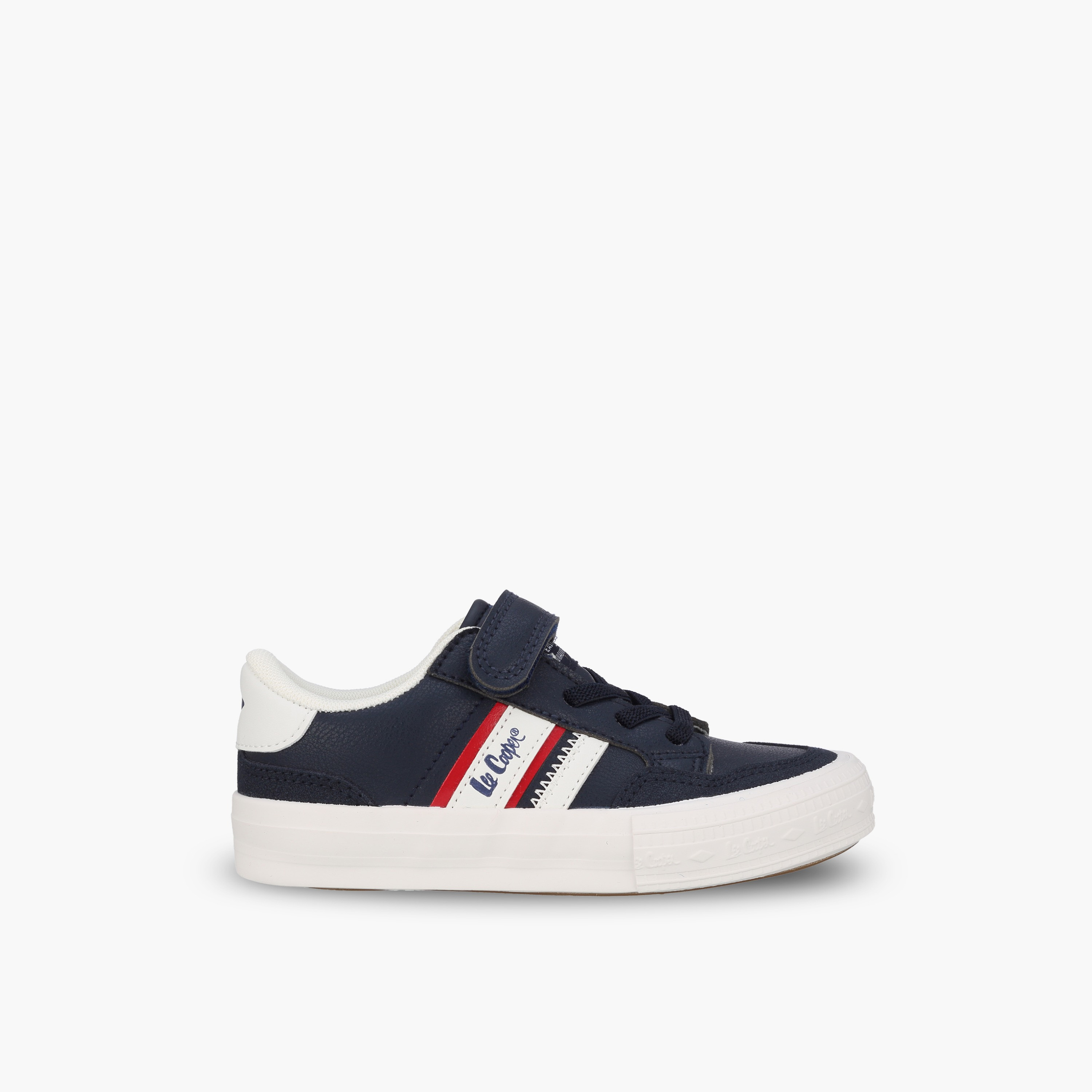 حذاء سنيكرز للأولاد بطبعة شعار بكاحل ورباط إغلاق من لي كوبر-boys-shoes-sneakers-image-3