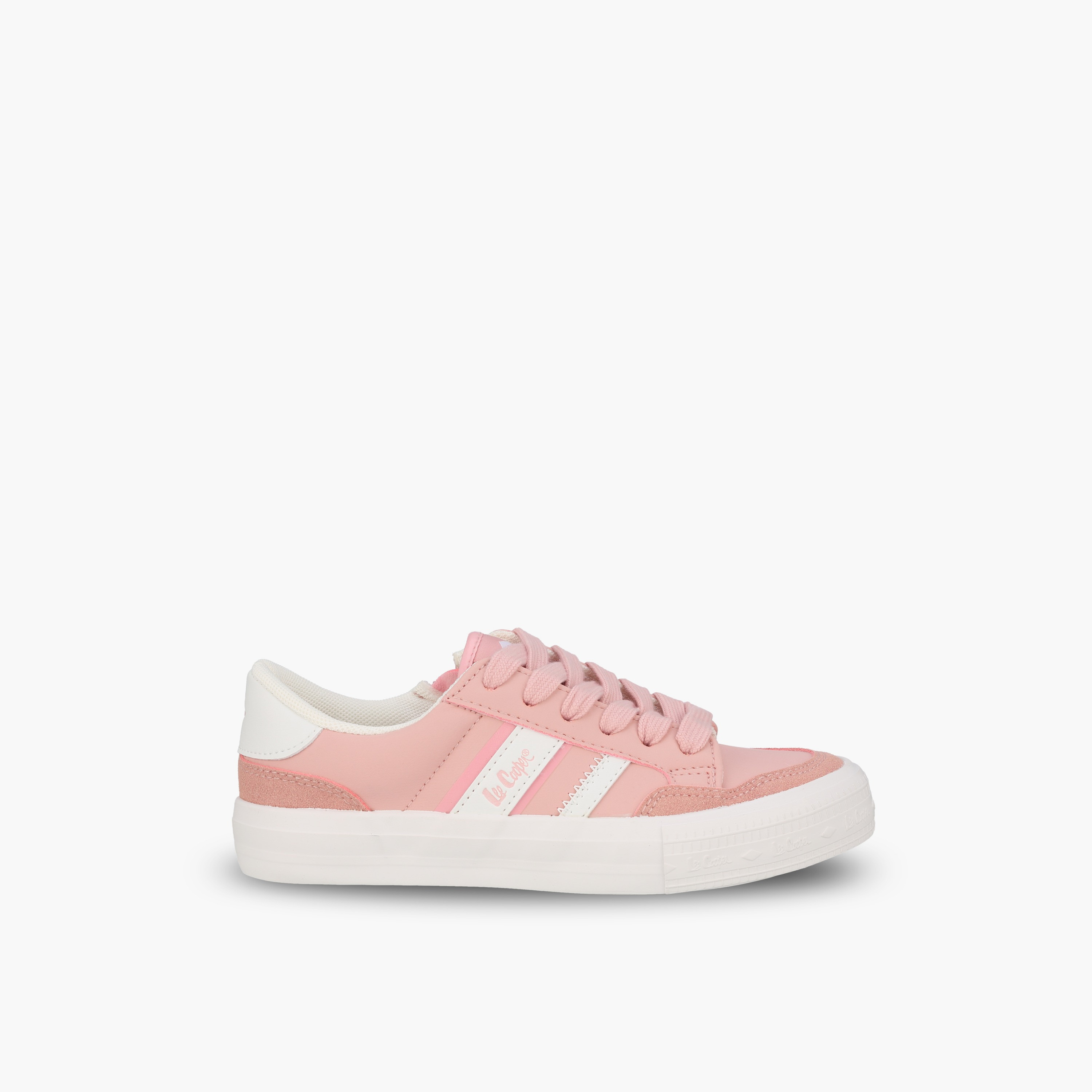 حذاء سنيكرز كاحل برباط وطبعات شعار للبنات من لي كوبر-girls-shoes-sneakers-image-3