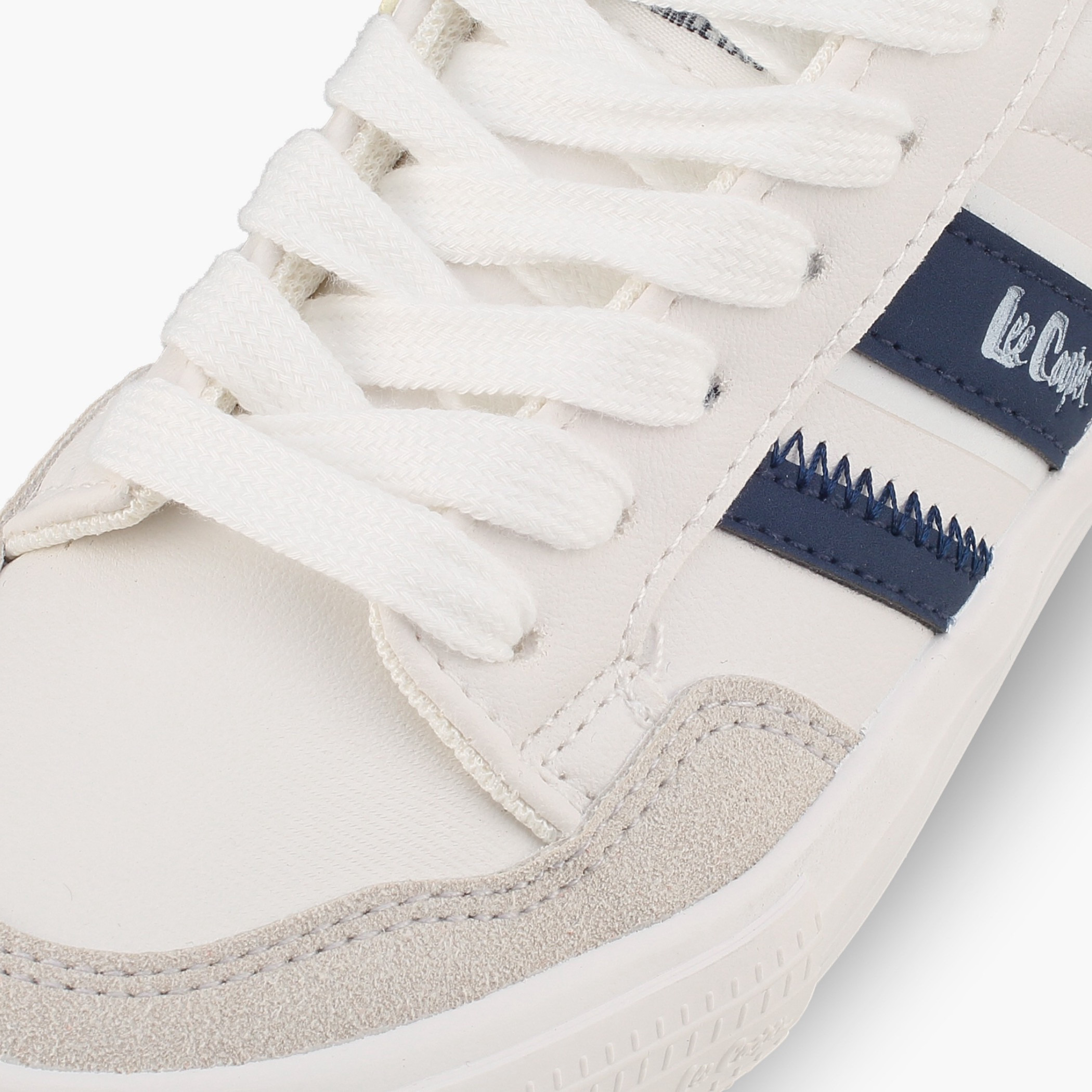 Lee Cooper Girls Logo Print Lace-Up Ankle Sneakers-girls-shoes-sneakers-image-4