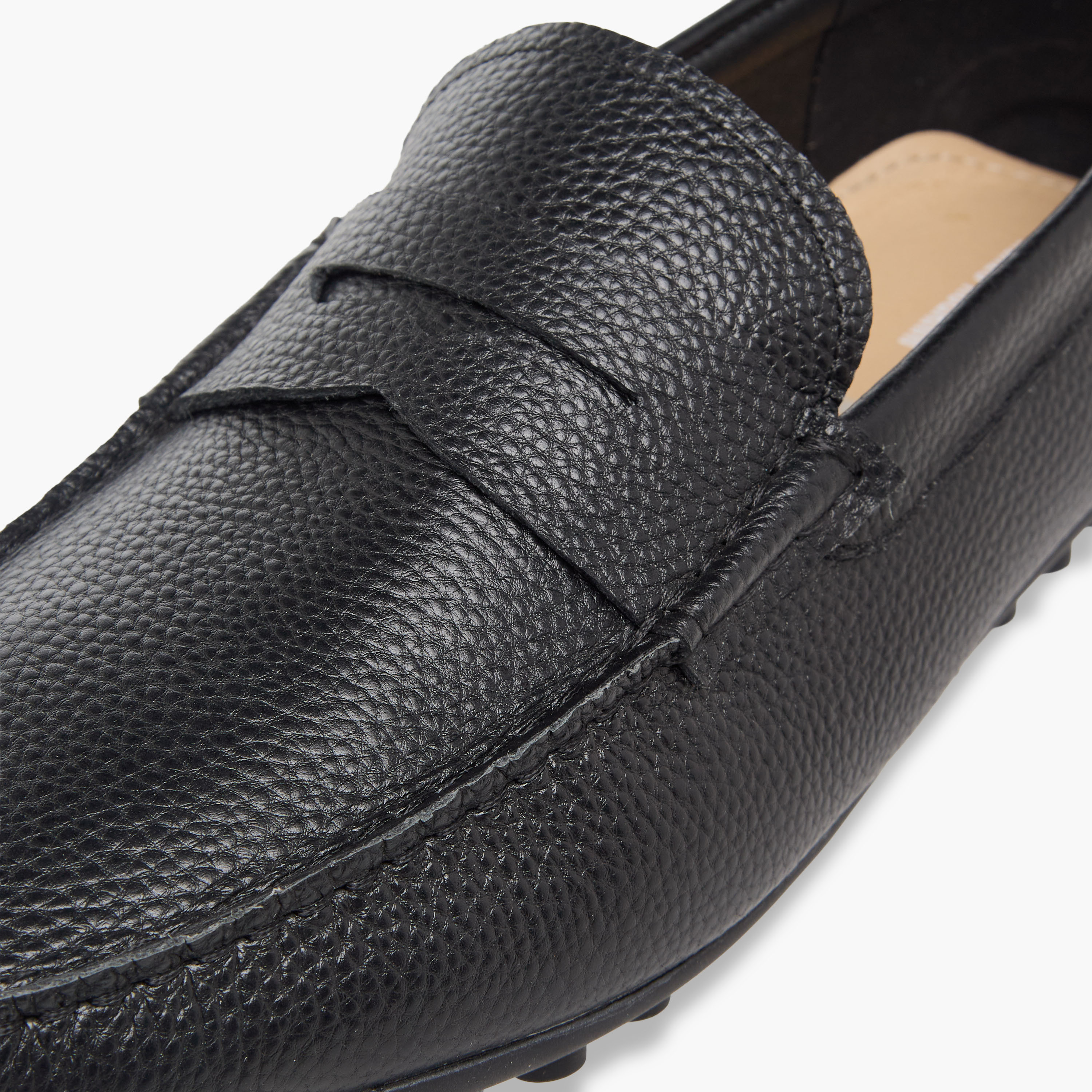 Renzo Ruganni Men Textured Leather Moccasins-men-shoes-loafersandmoccasins-image-4