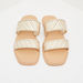 Textured Slide Sandals-Women%27s Flat Sandals-thumbnail-2
