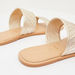 Textured Slide Sandals-Women%27s Flat Sandals-thumbnailMobile-4