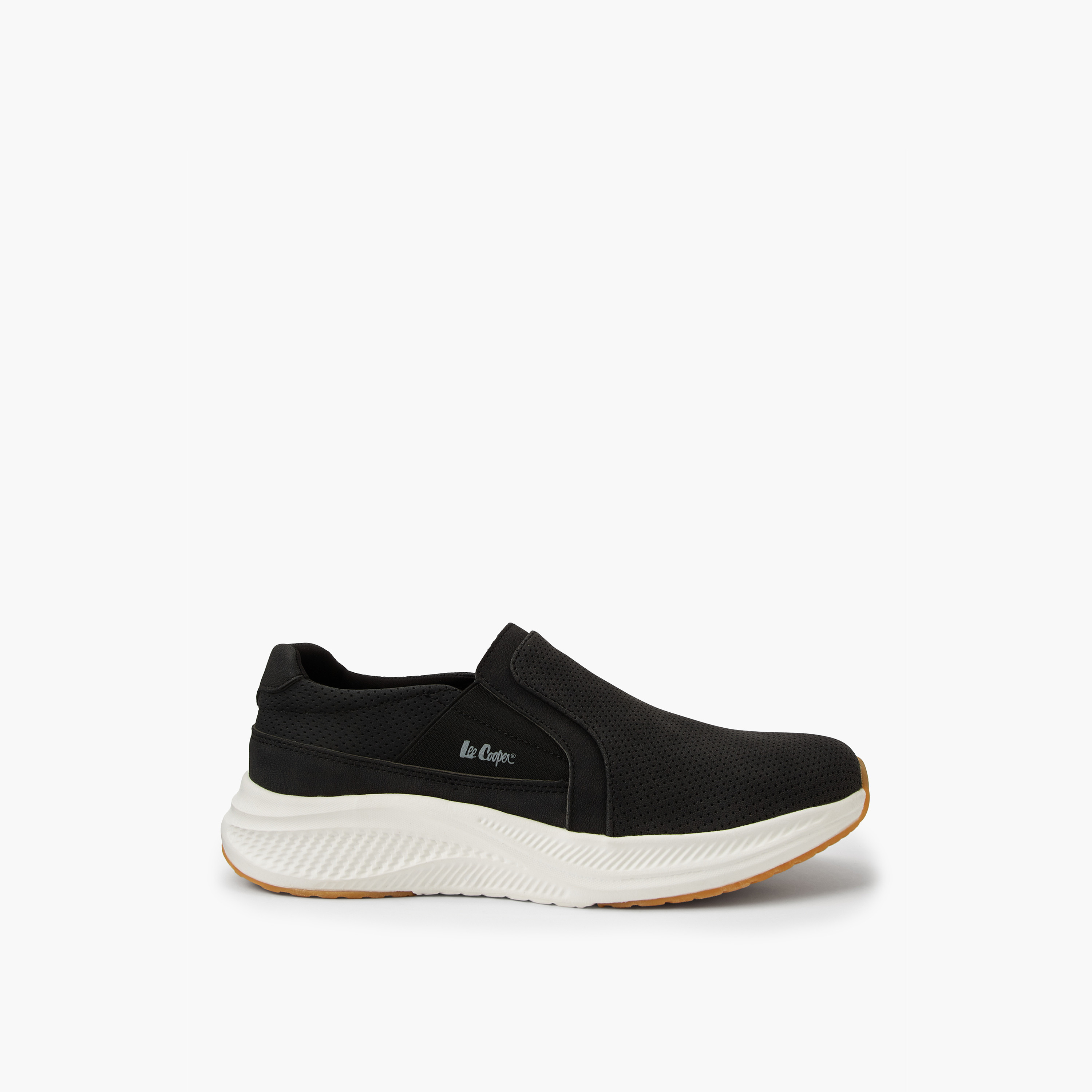 Lee Cooper Men's Textured Slip-On Sneakers-men-shoes-sneakers-image-2