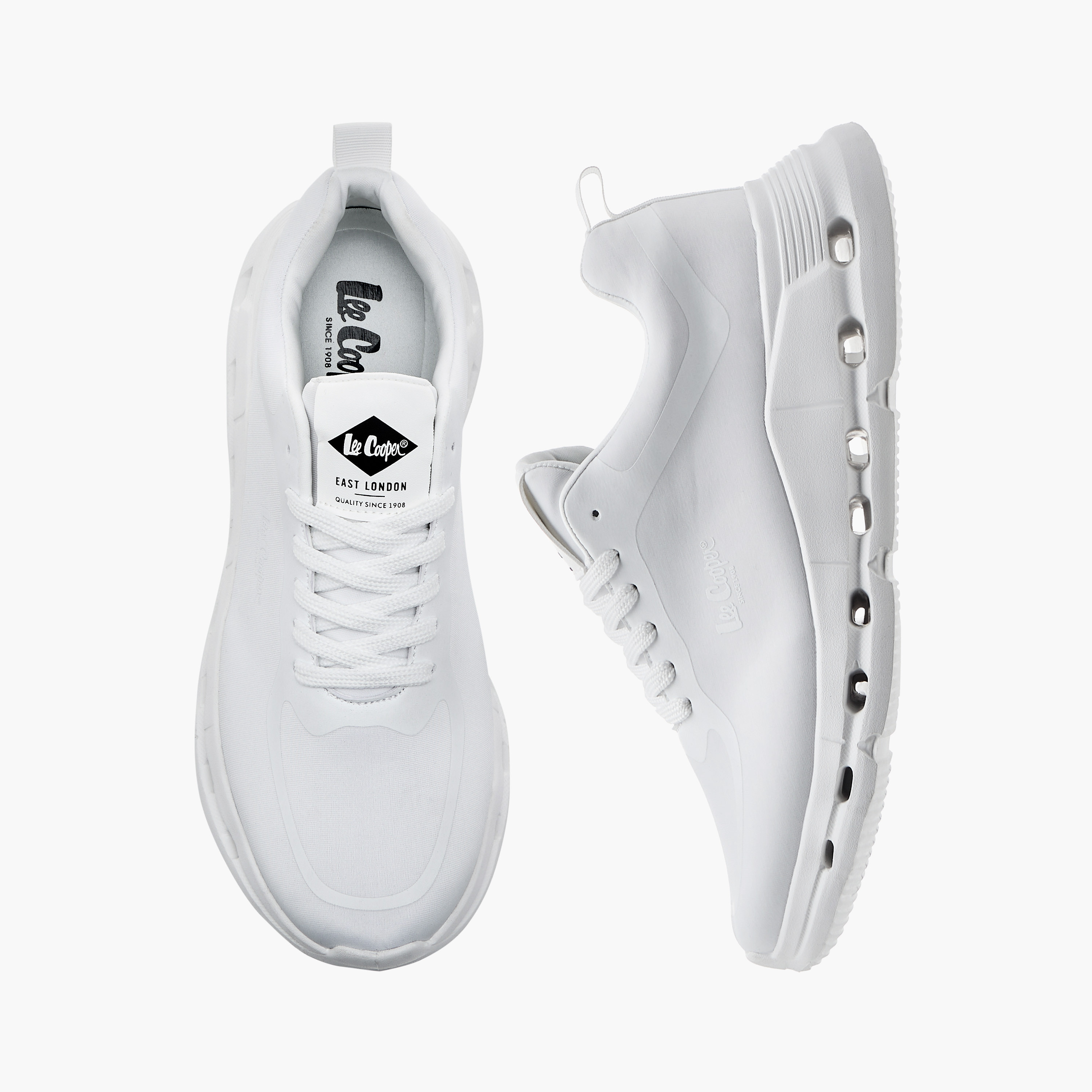 Lee Cooper Men's Pull Tab Detail Lace-Up Sneakers-men-shoes-sneakers-image-1
