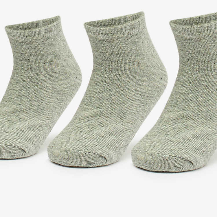 Textured Ankle Length Socks - Set of 5