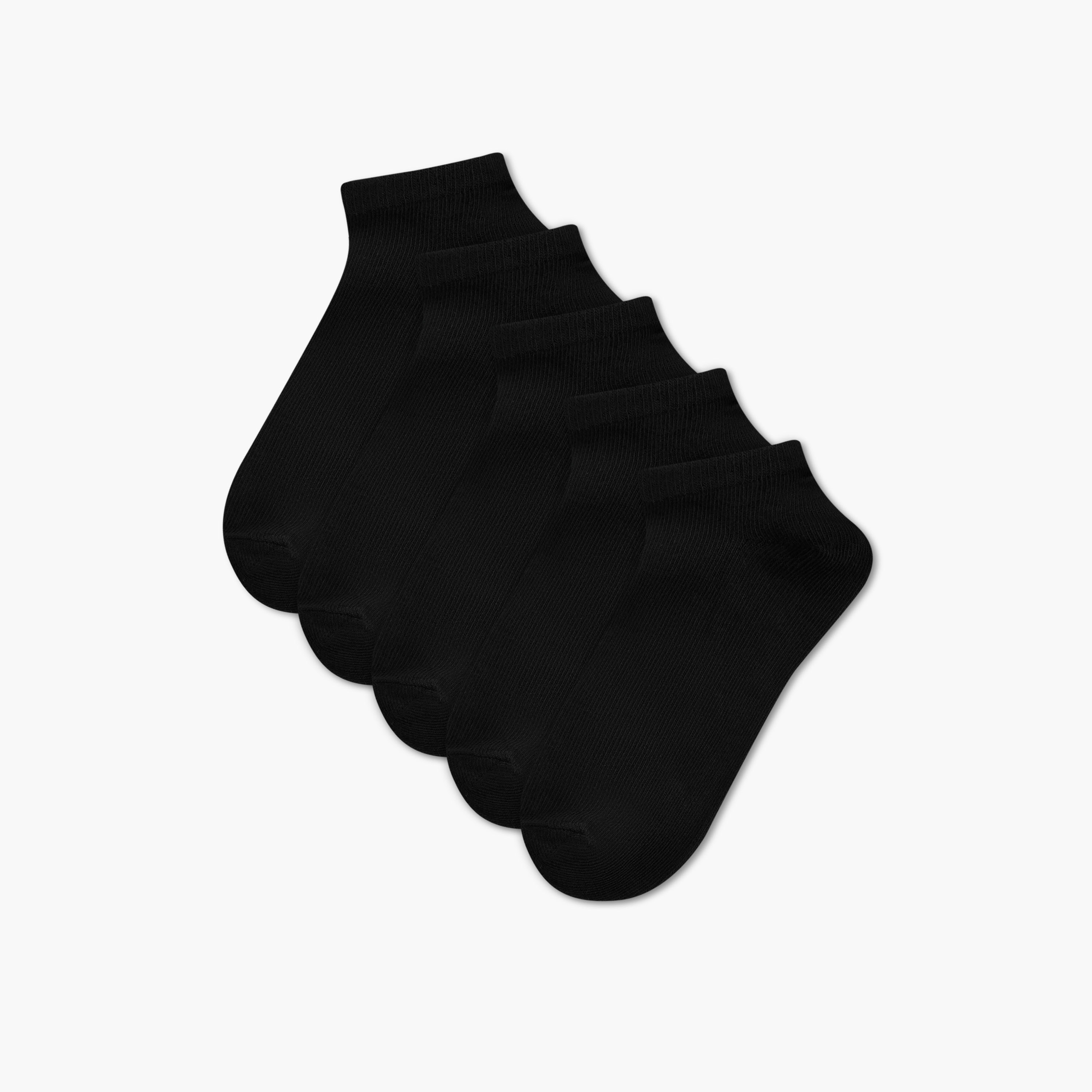 جوارب بارزة الملمس بطول الكاحل - طقم من 5-girls-accessories-socks-image-1