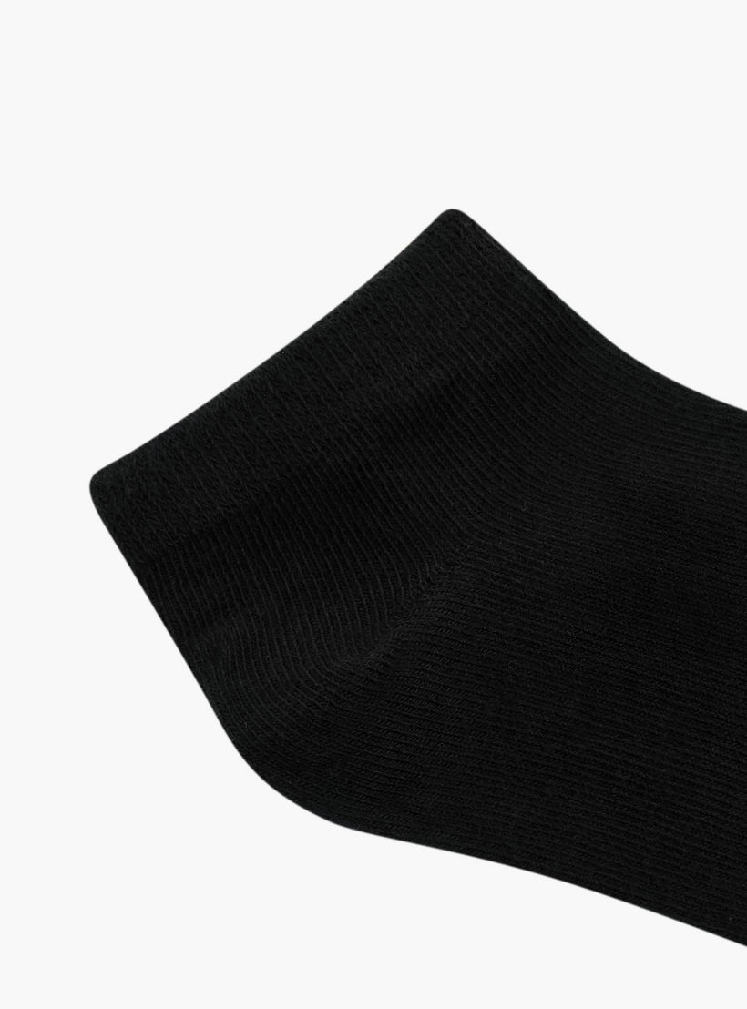 جوارب بارزة الملمس بطول الكاحل - طقم من 5-girls-accessories-socks-image-3