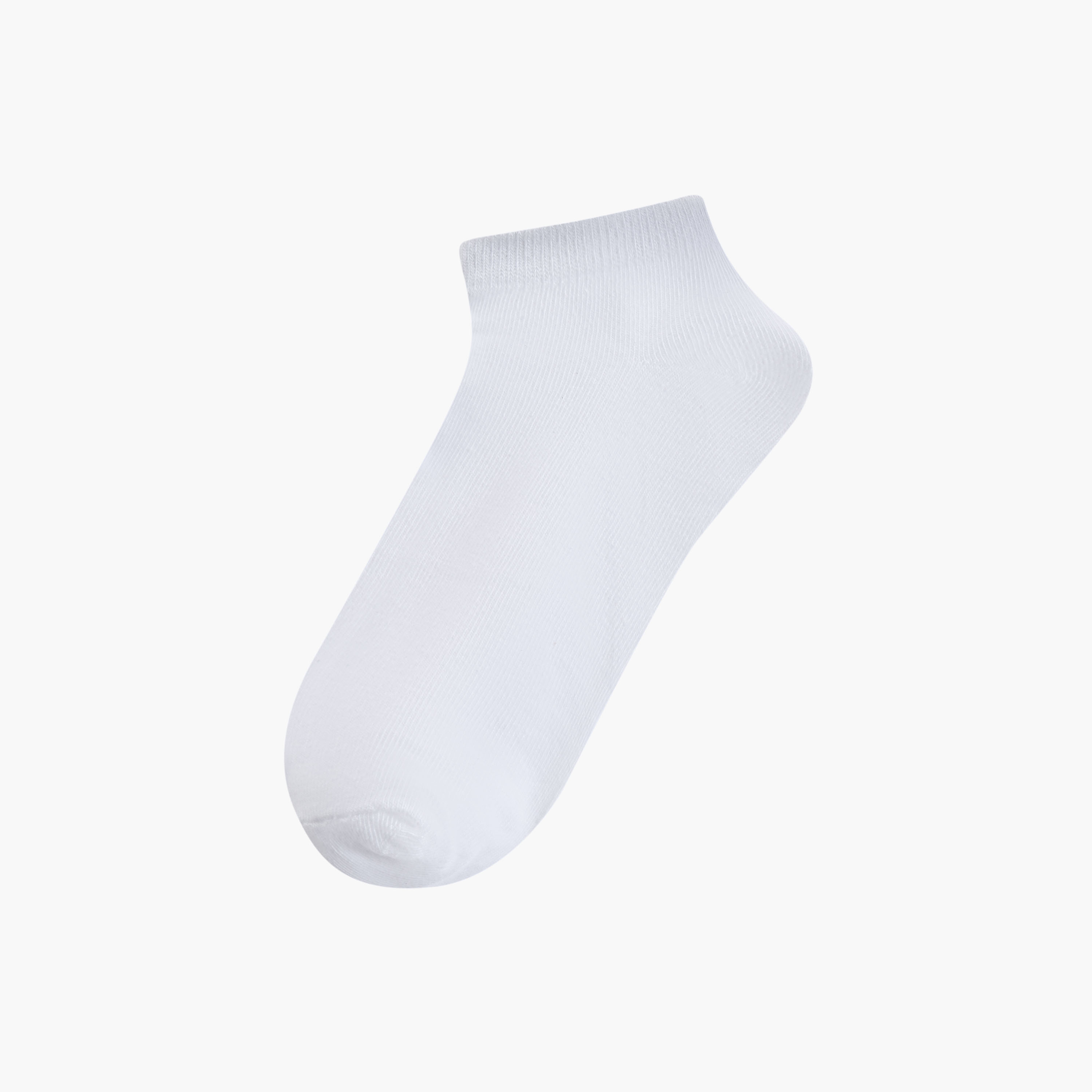 Textured Ankle Length Socks - Set of 5-girls-accessories-socks-image-2