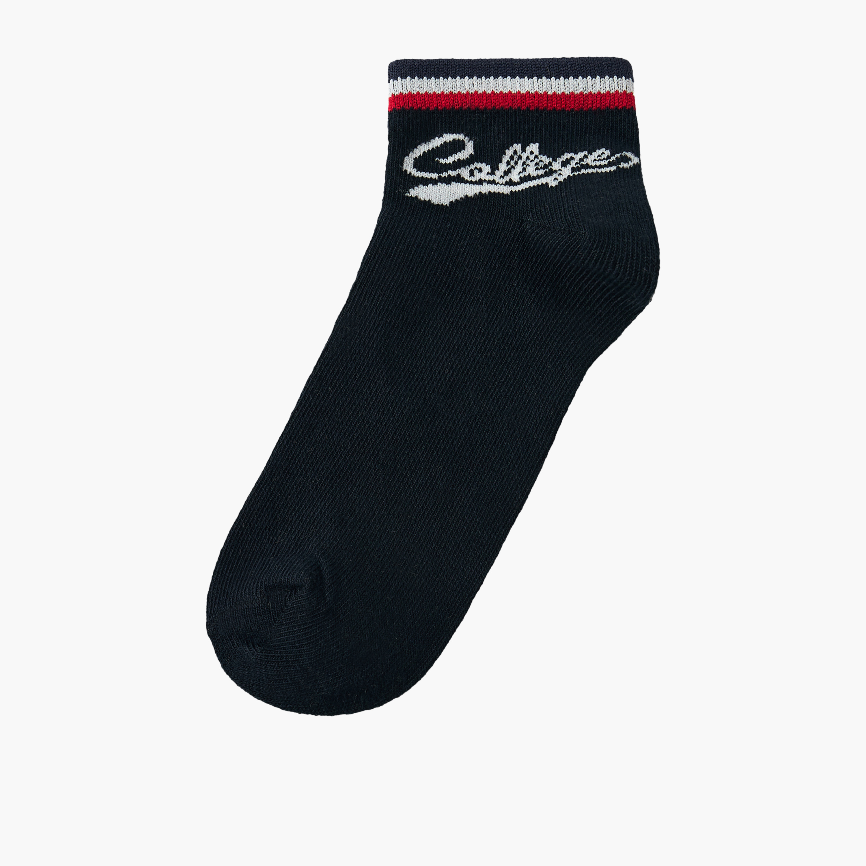 Pack of 5 Lee Cooper Boys Ankle Length Socks with Typography Print-boys-accessories-socks-image-2