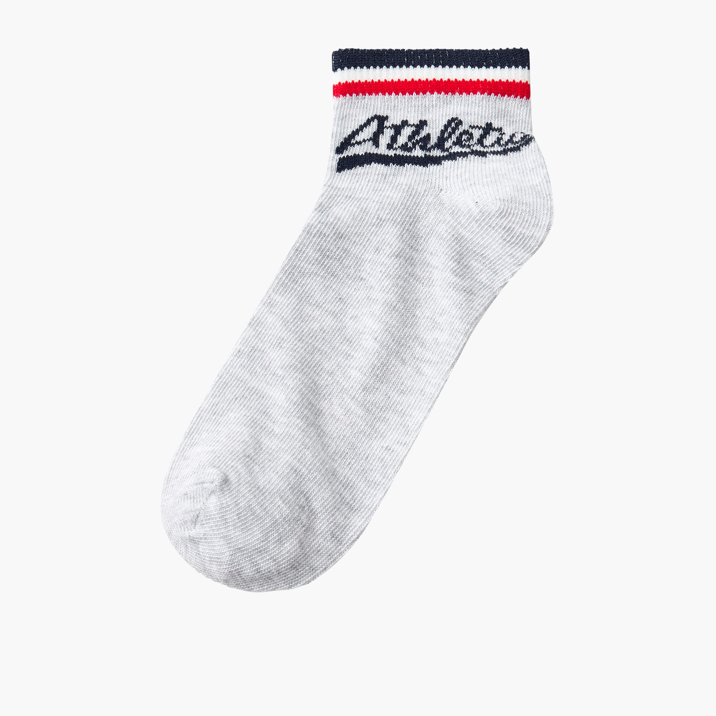 Pack of 5 Lee Cooper Boys Ankle Length Socks with Typography Print-boys-accessories-socks-image-4