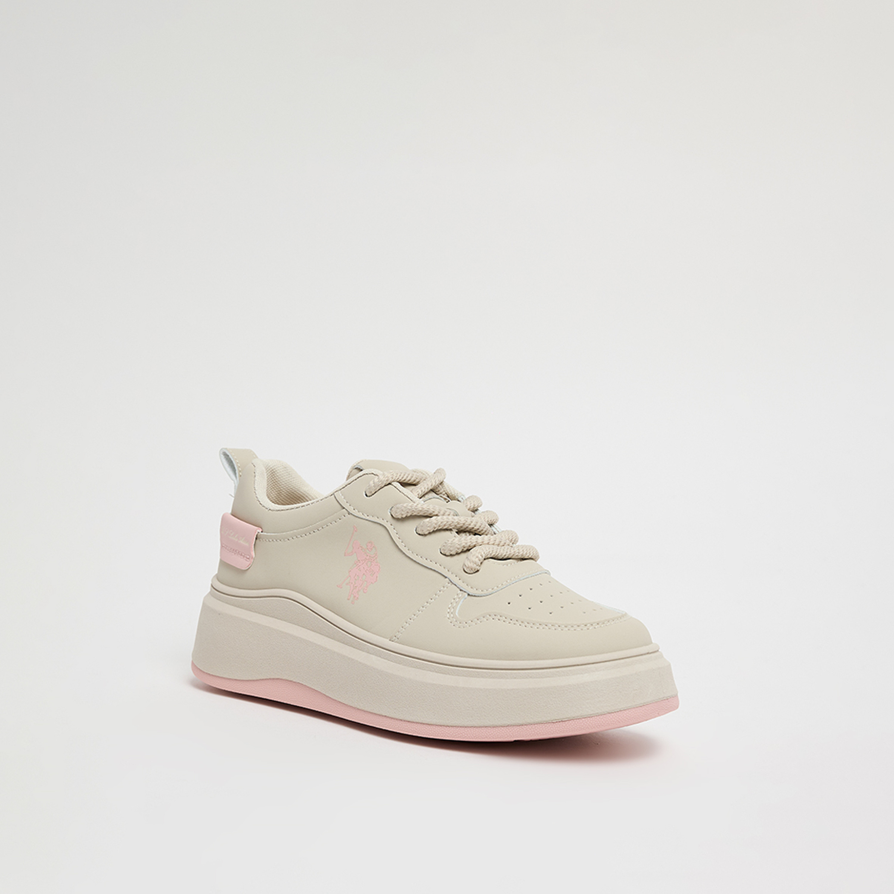يو اس بولو اسن- حذاء رياضي برباط كاحل منخفض للنساء  | CHAPPY GLB WMN-women-shoes-sneakers-image-1