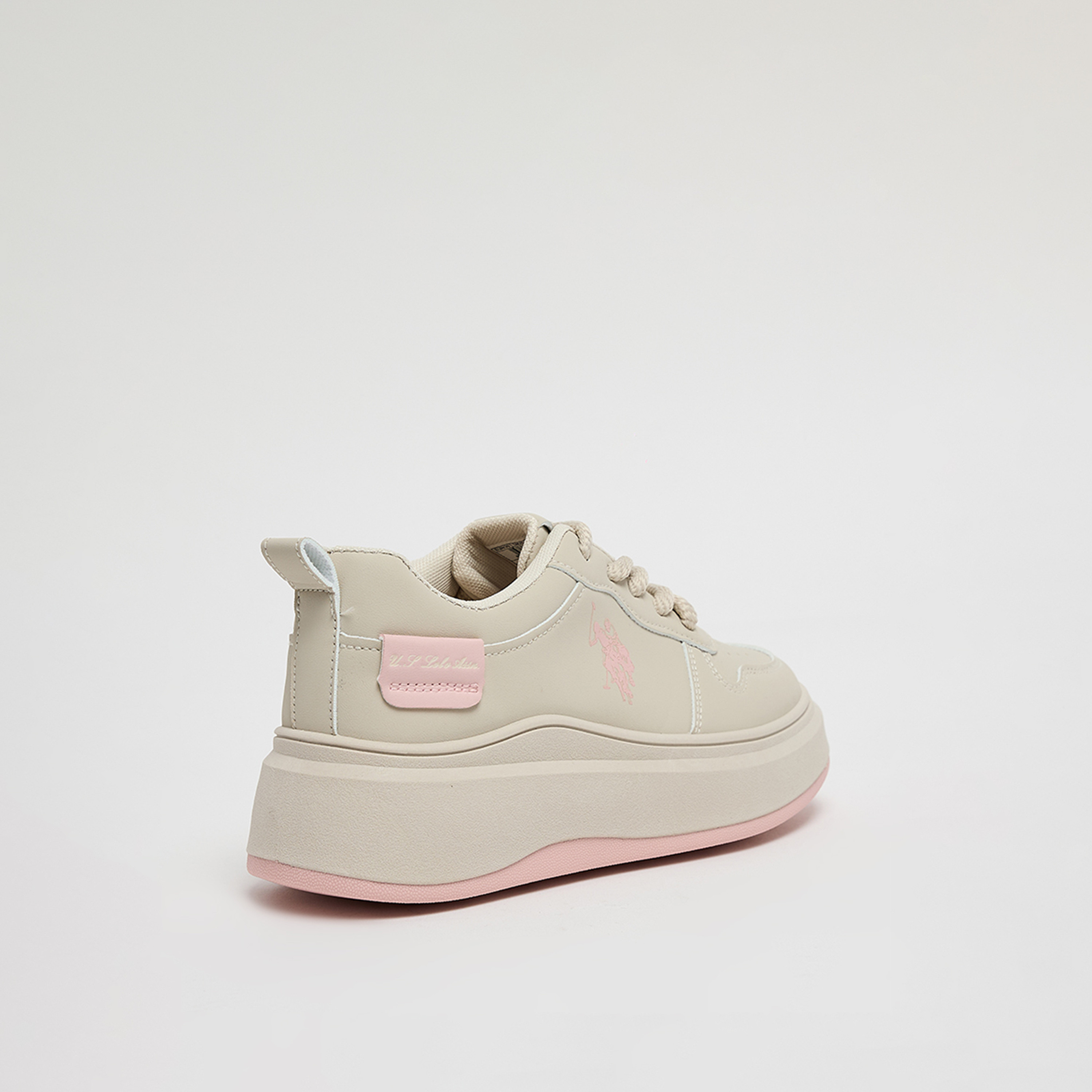 يو اس بولو اسن- حذاء رياضي برباط كاحل منخفض للنساء  | CHAPPY GLB WMN-women-shoes-sneakers-image-5