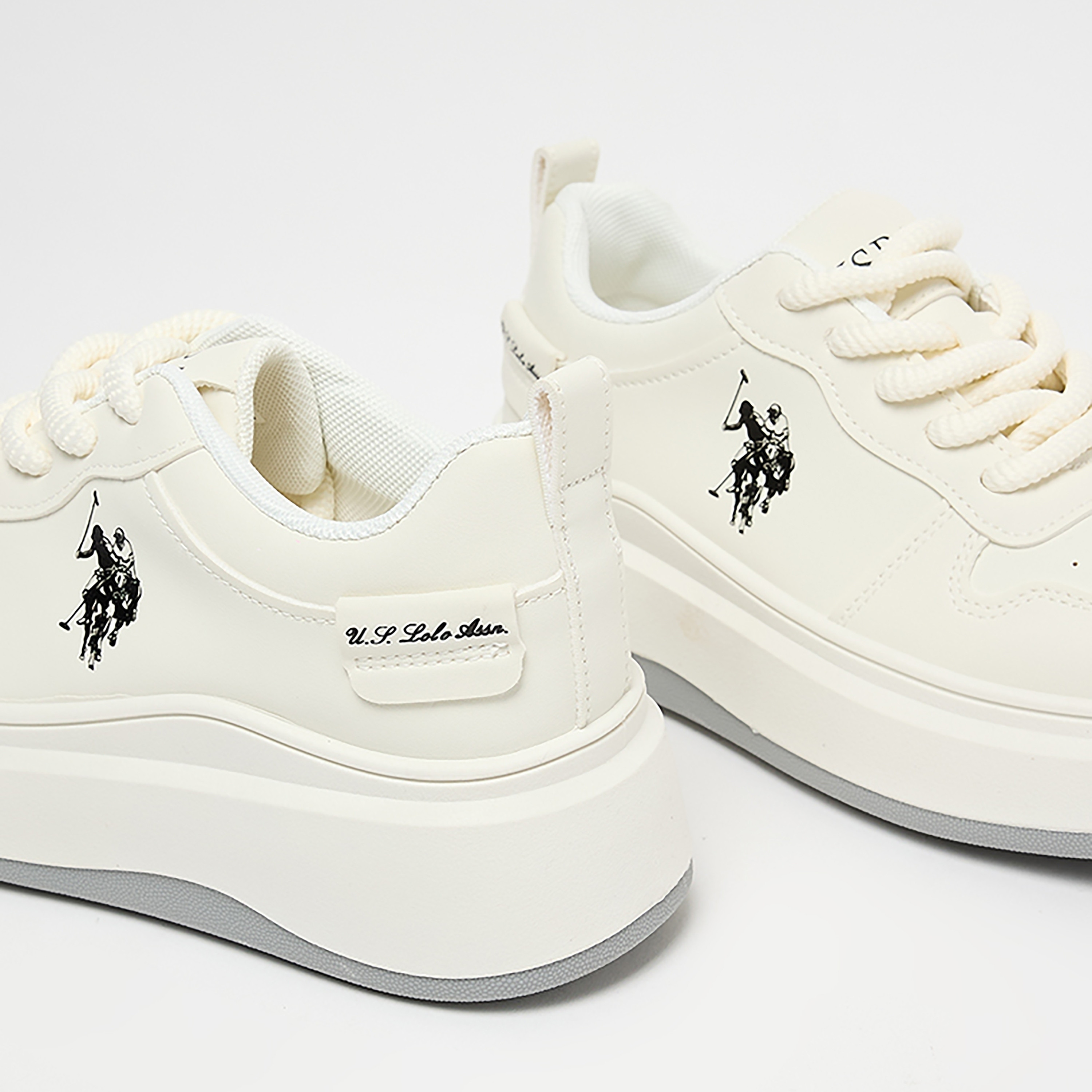 U.S. Polo Assn Women's Lace-Up Low Ankle Sneakers | CHAPPYGLBWMN-women-shoes-sneakers-image-7