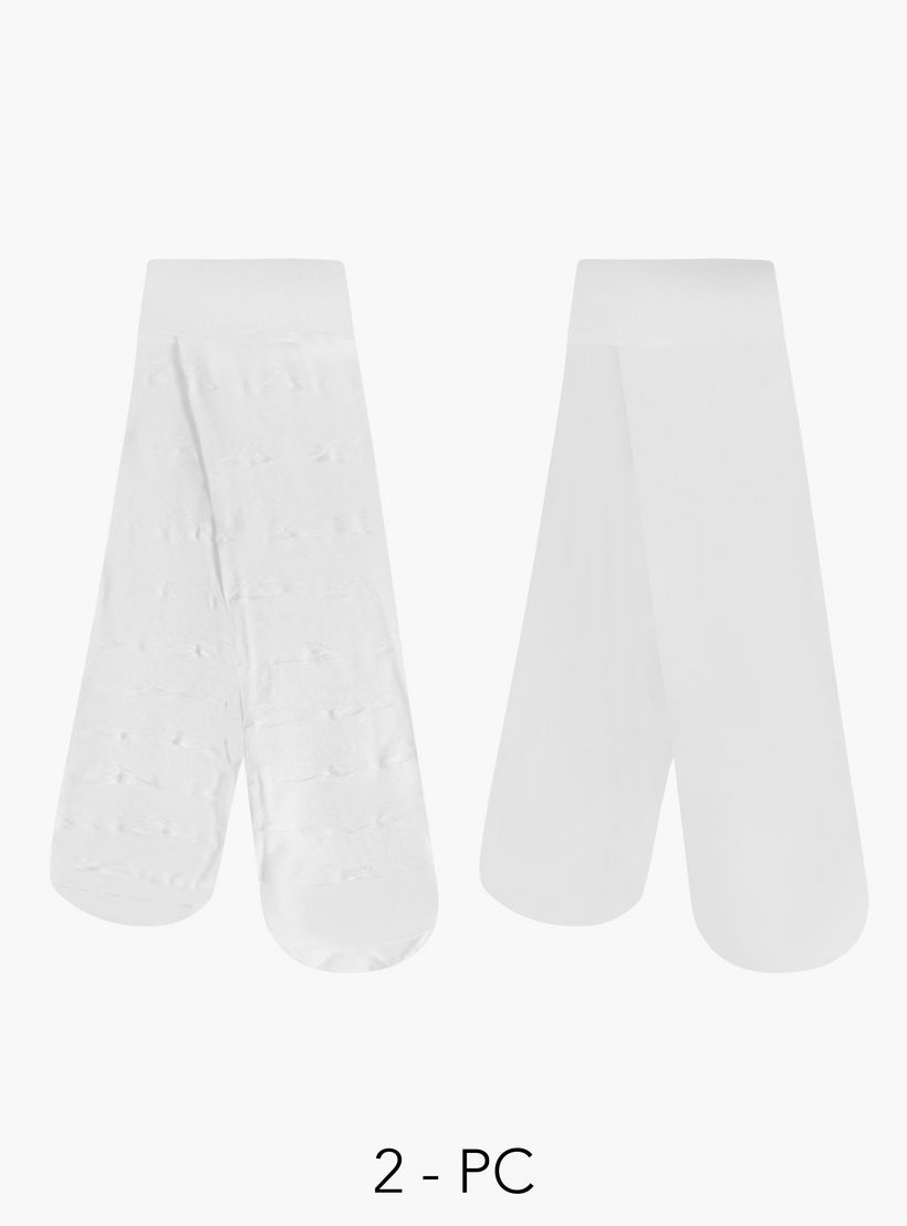طقم سراويل تحتانية بخصر مطاطي قطعتين للبنات من سيليست-girls-accessories-socks-image-1