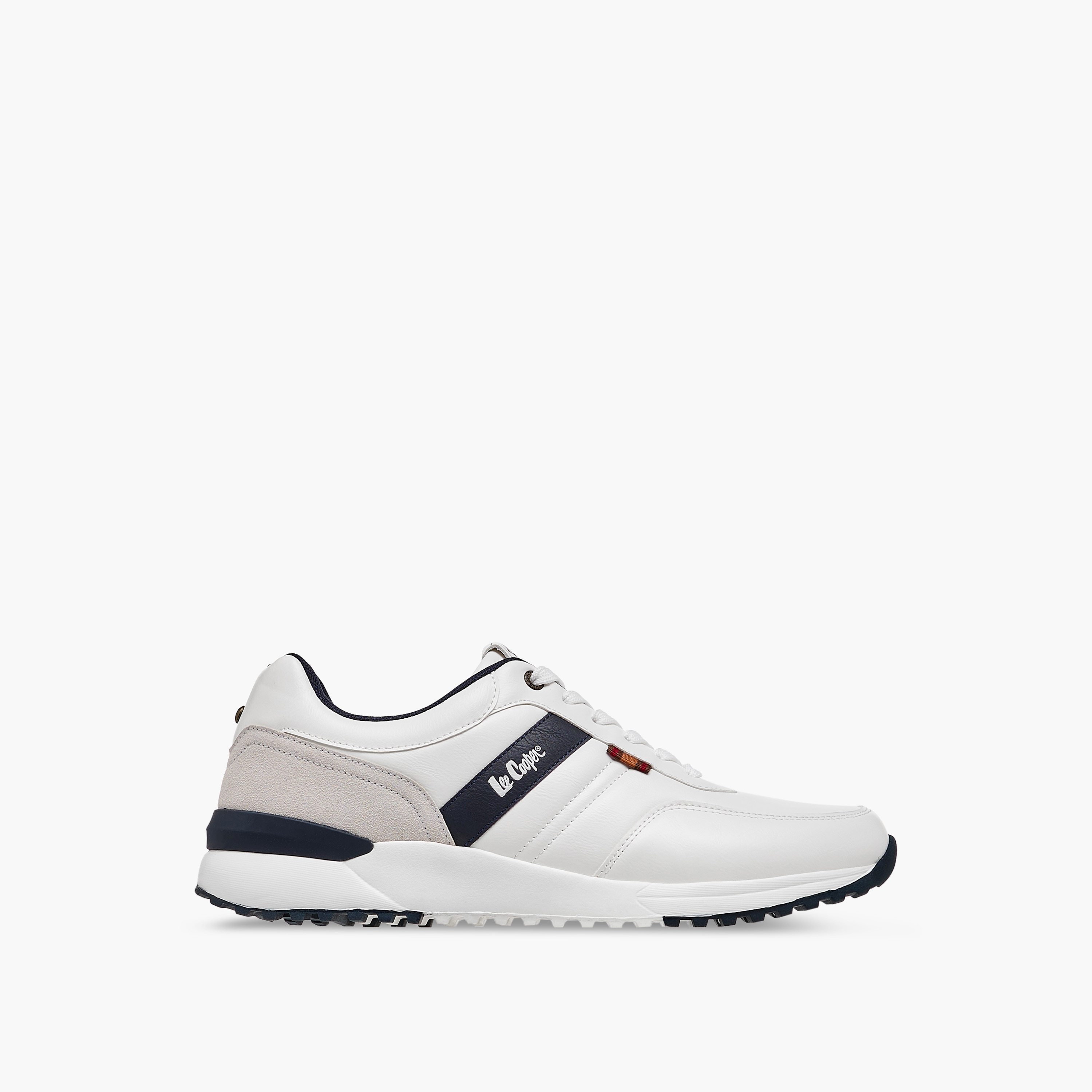 Lee Cooper Men's Panelled Lace-Up Sneakers-men-shoes-sneakers-image-3