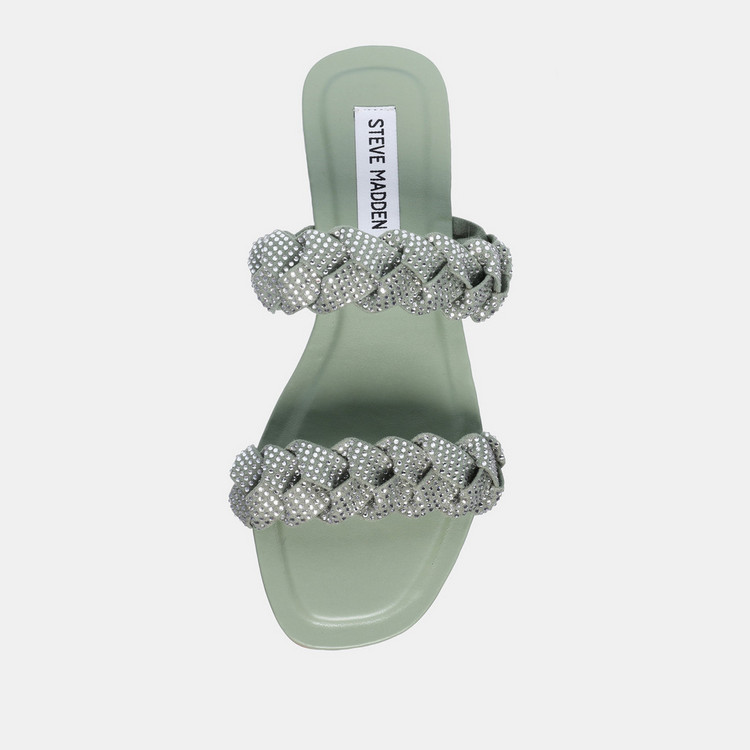 Steve Madden Women's Embellished Slide Sandals