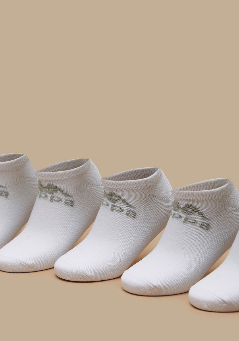 Kappa Logo Detail Ankle Length Sports Socks - Set of 6-Boy%27s Socks-image-1