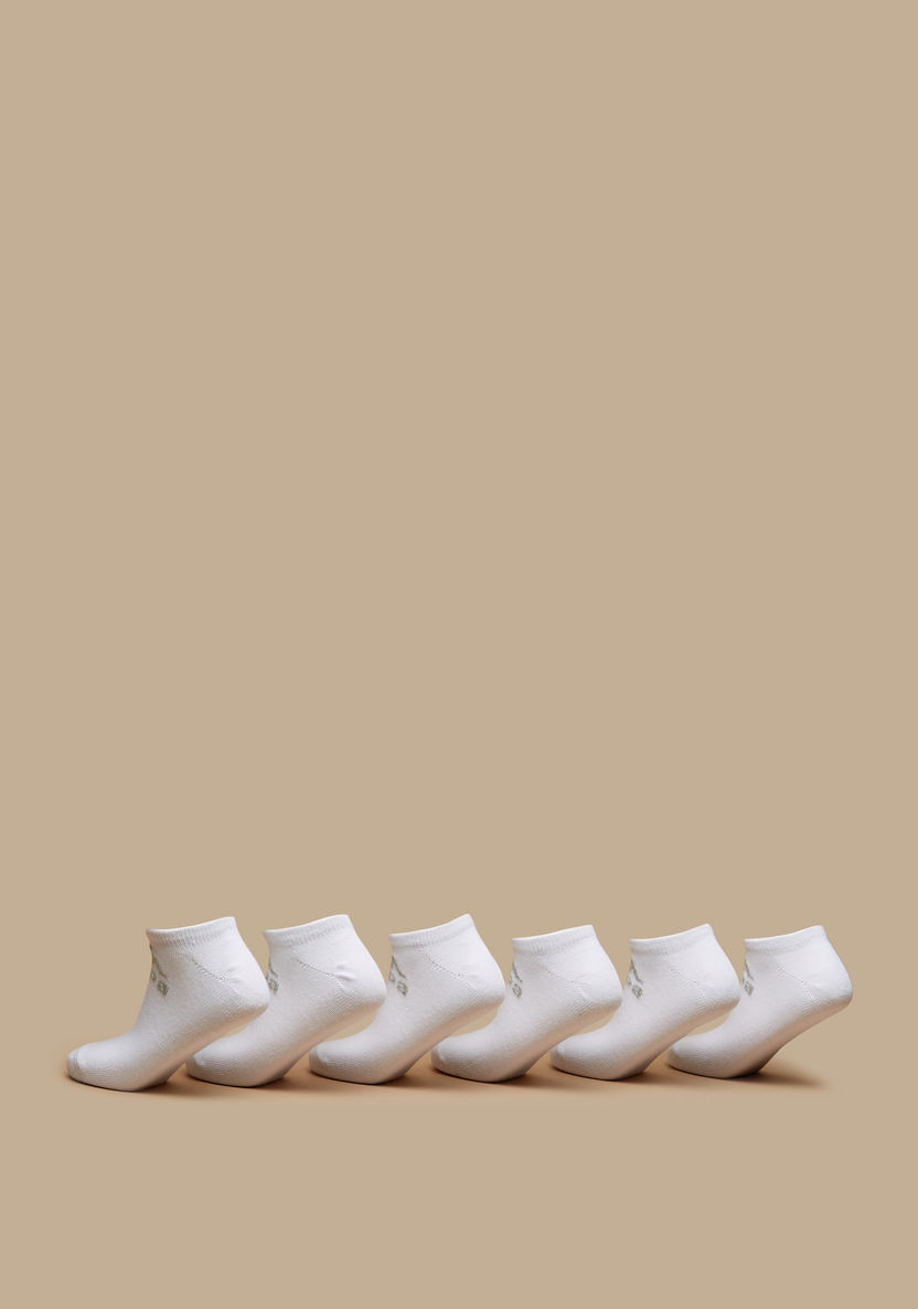 Kappa Logo Detail Ankle Length Sports Socks - Set of 6-Boy%27s Socks-image-2