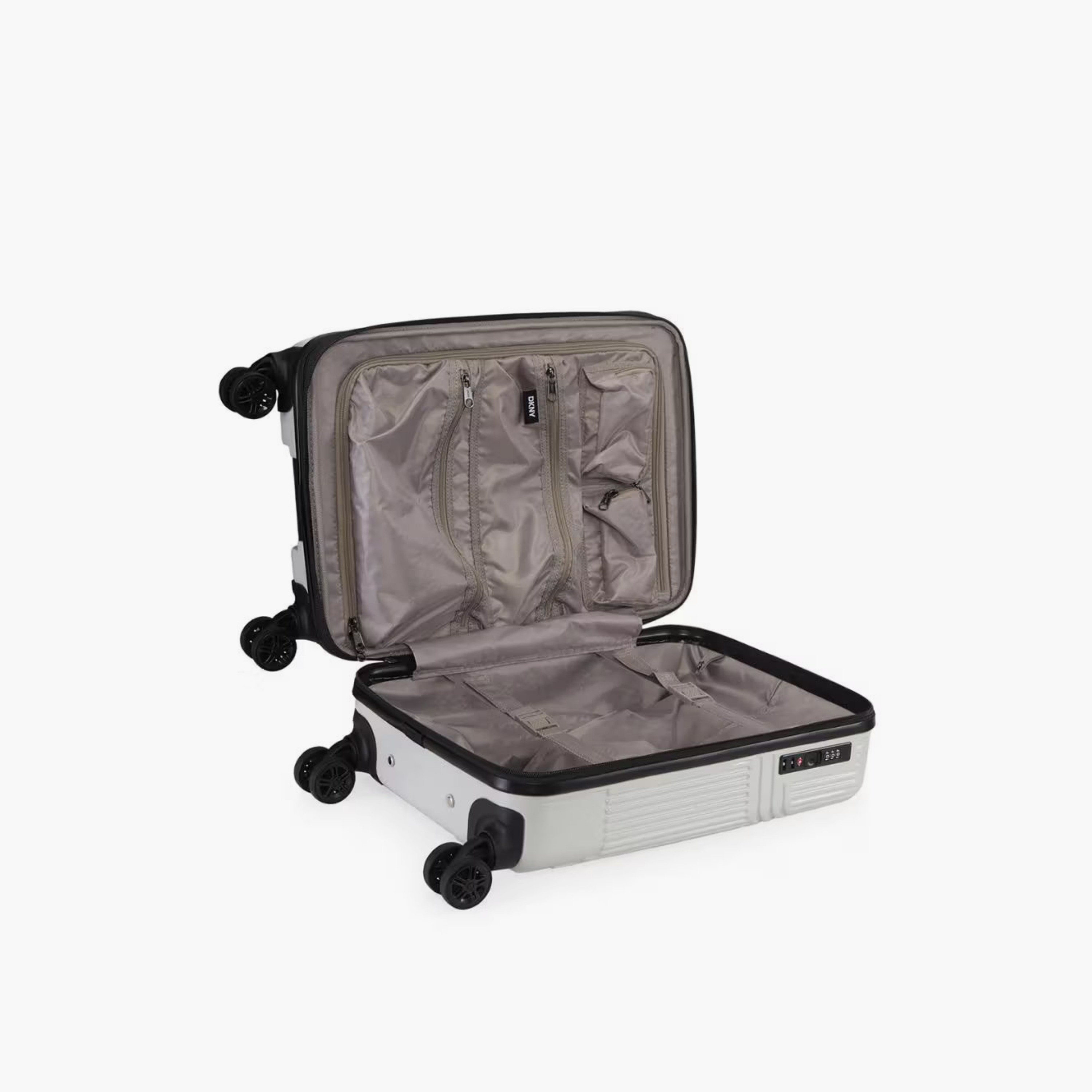 شنطة سفر صلبة بارزة الملمس بعجلات ومقبض قابل للسحب من دكني - 20 بوصة-travel-luggagesandbags-luggage-image-4