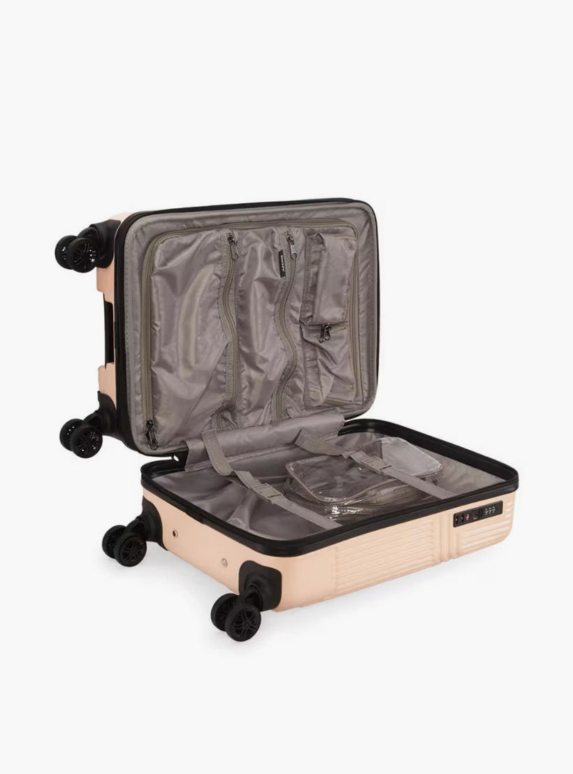 شنطة سفر صلبة بارزة الملمس بعجلات ومقبض قابل للسحب من دكني - 20 بوصة-travel-luggagesandbags-luggage-image-4