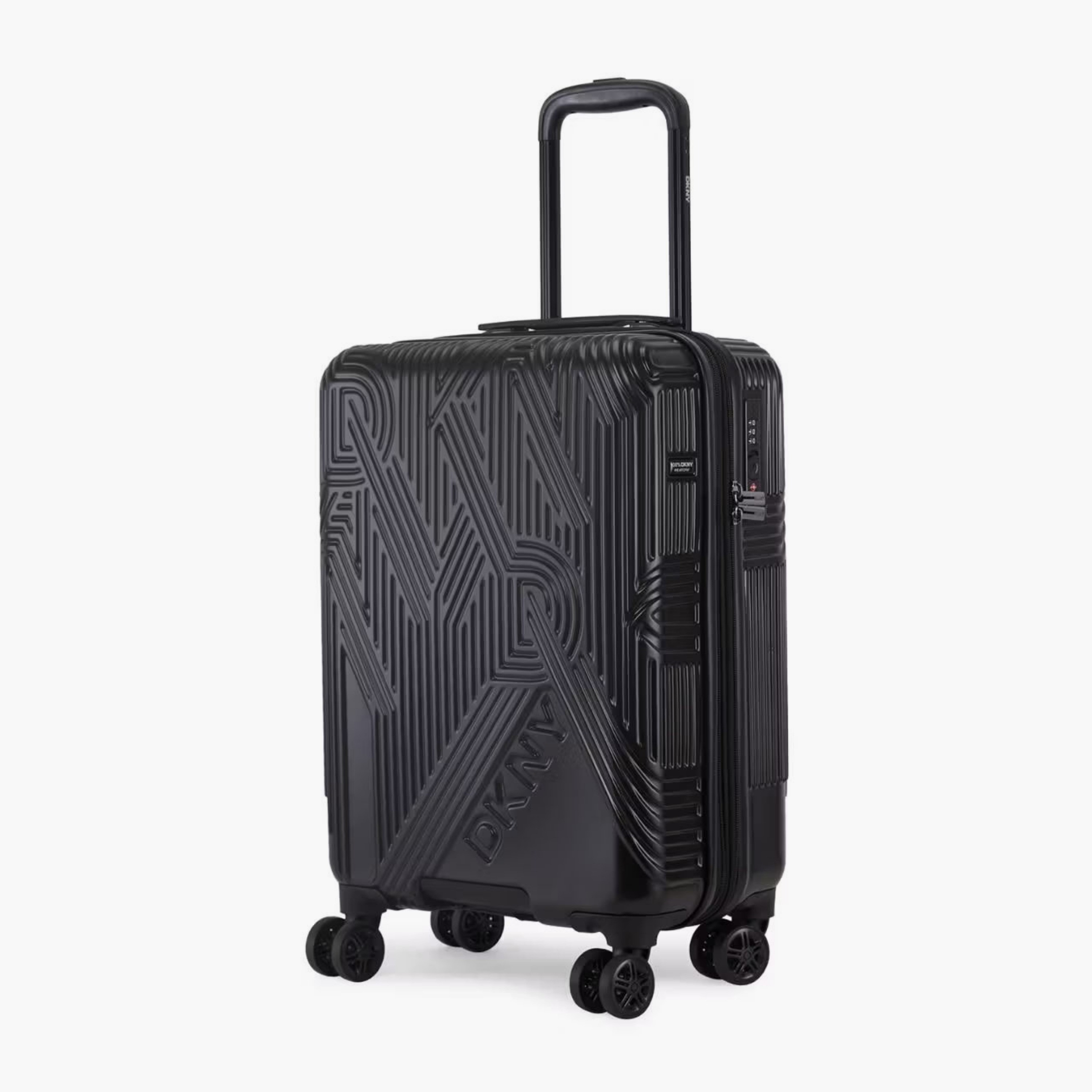 شنطة سفر صلبة بارزة الملمس بعجلات ومقبض قابل للسحب من دكني - 24 بوصة-travel-luggagesandbags-luggage-image-1