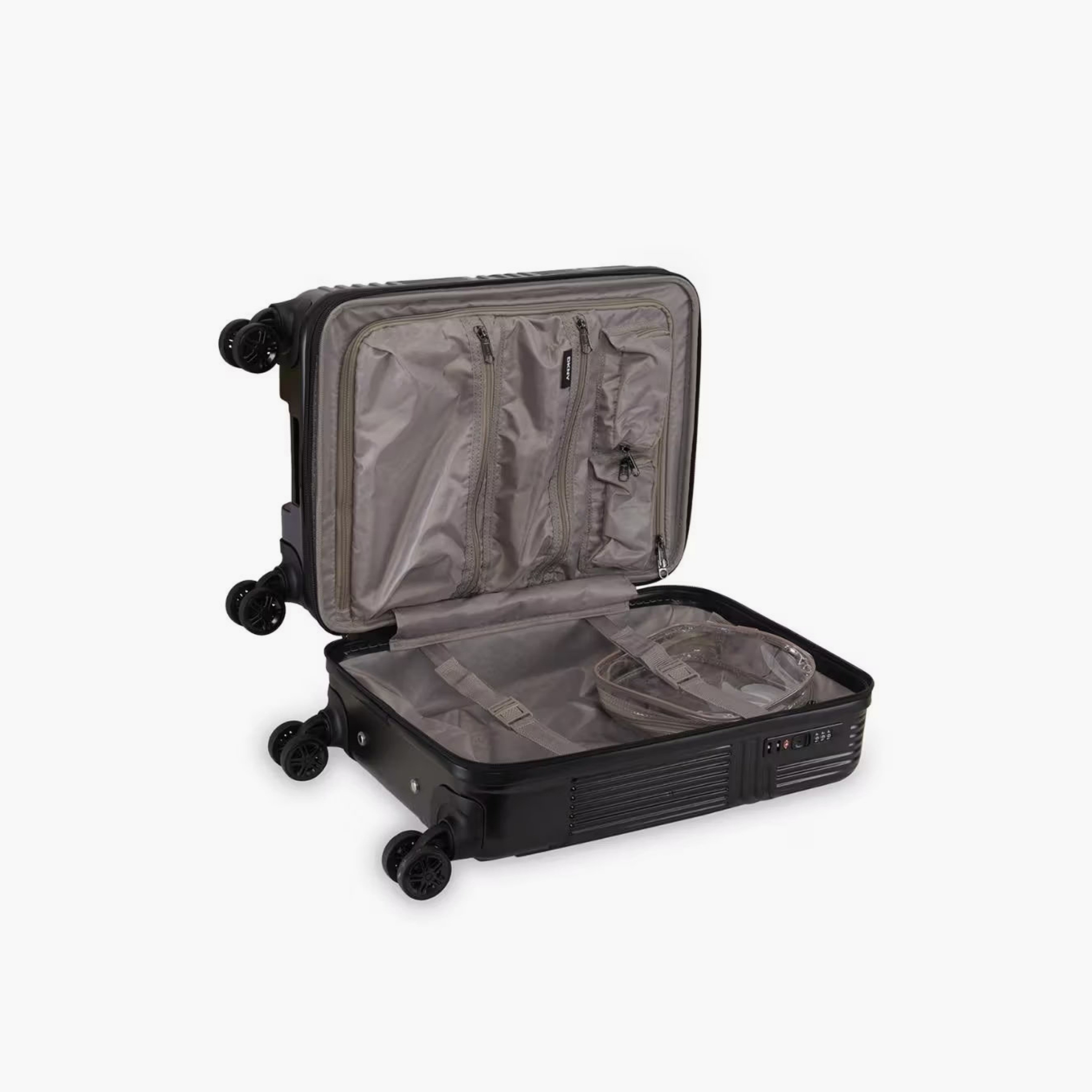 شنطة سفر صلبة بارزة الملمس بعجلات ومقبض قابل للسحب من دكني - 24 بوصة-travel-luggagesandbags-luggage-image-4