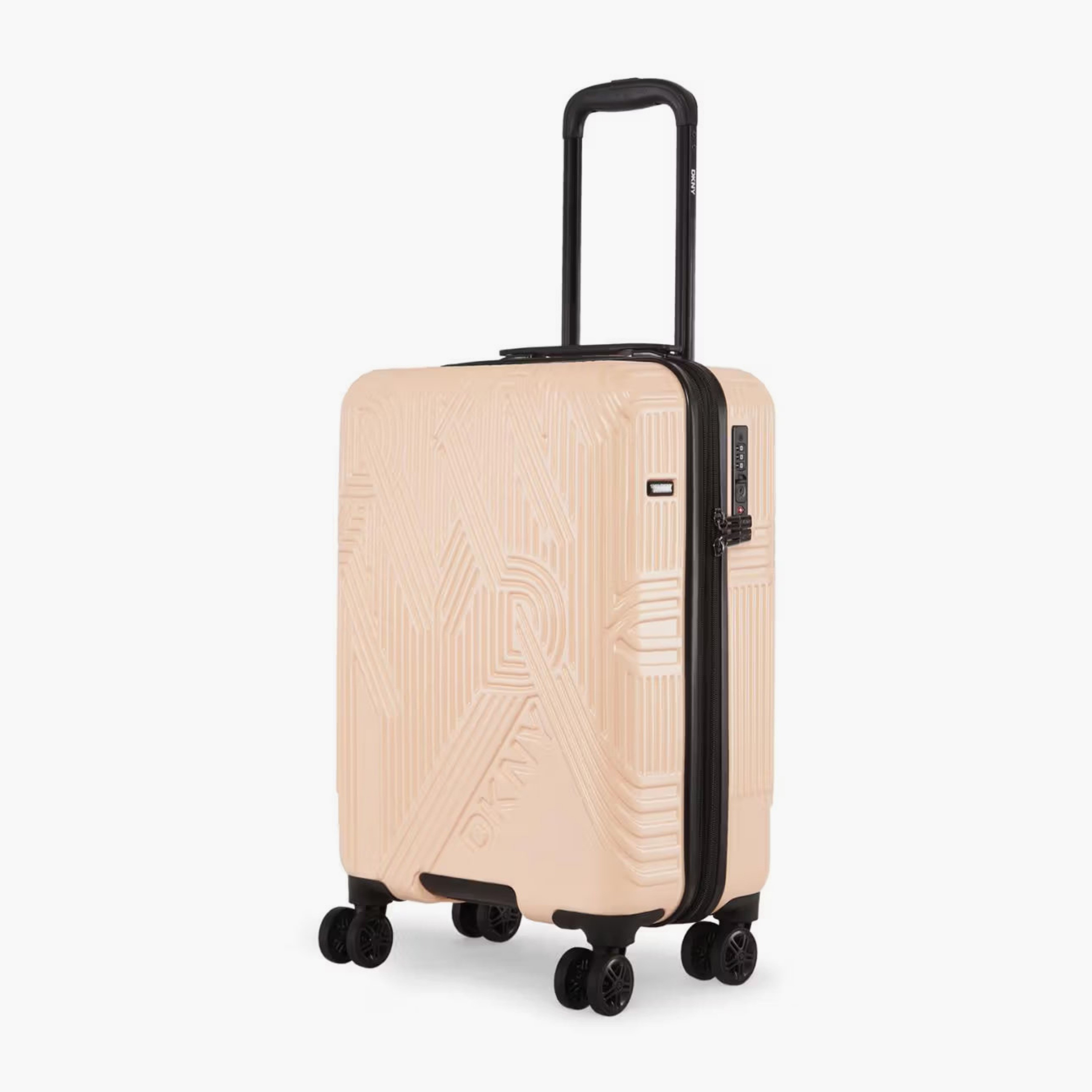 شنطة سفر صلبة بارزة الملمس بعجلات ومقبض قابل للسحب من دكني - 24 بوصة-travel-luggagesandbags-luggage-image-1
