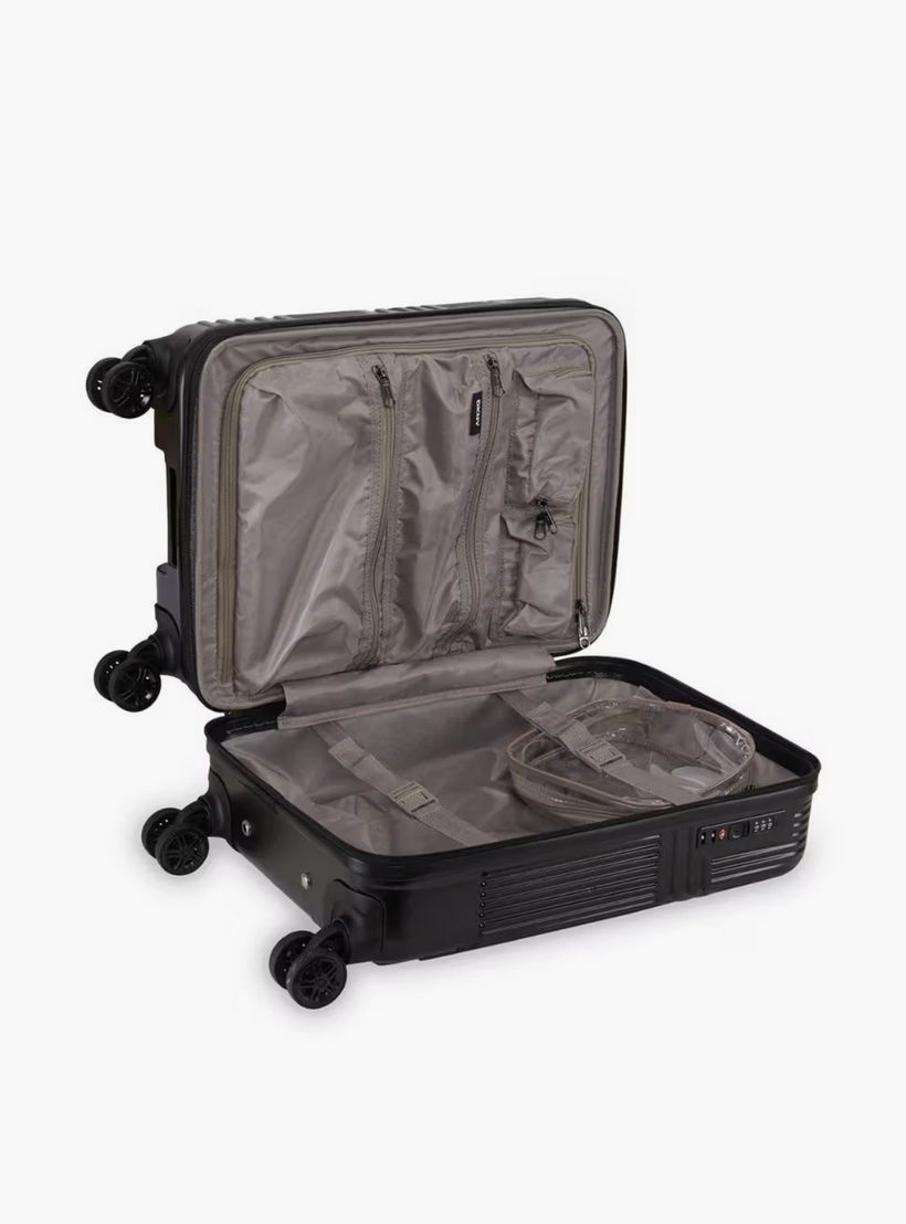 شنطة سفر صلبة بارزة الملمس بعجلات ومقبض قابل للسحب من دكني - 28 بوصة-travel-luggagesandbags-luggage-image-4