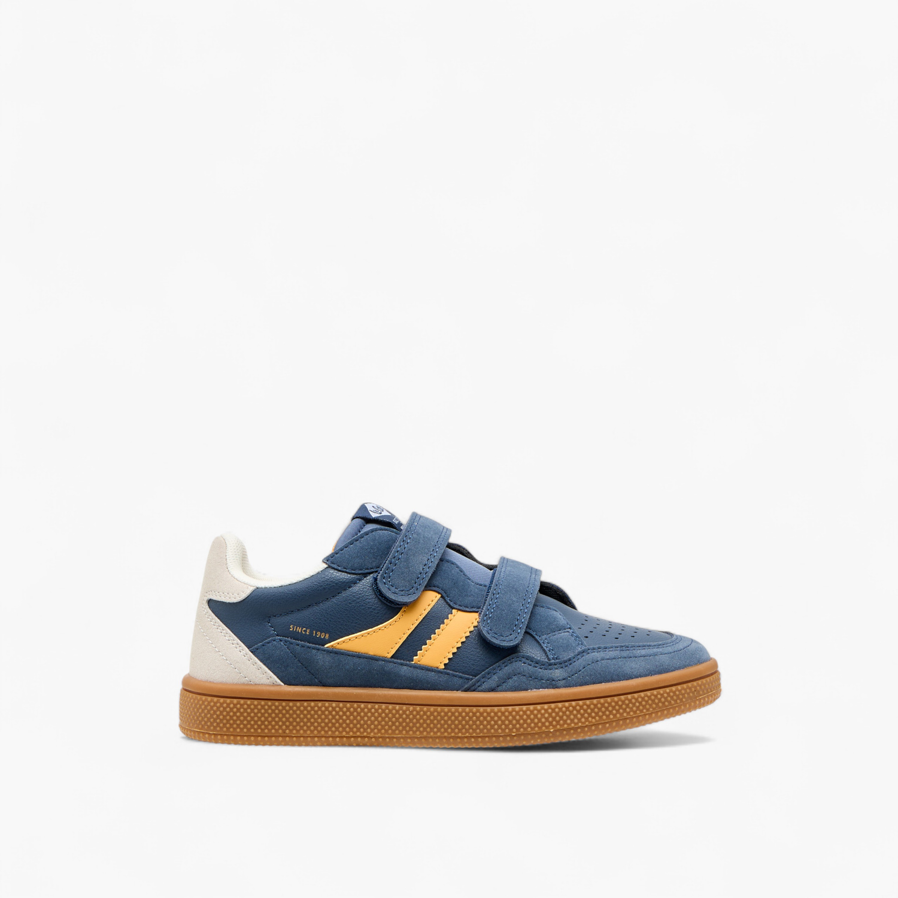 Lee Cooper Boys' Colourblock Sneakers with Hook and Loop Closure-boys-shoes-sneakers-image-3