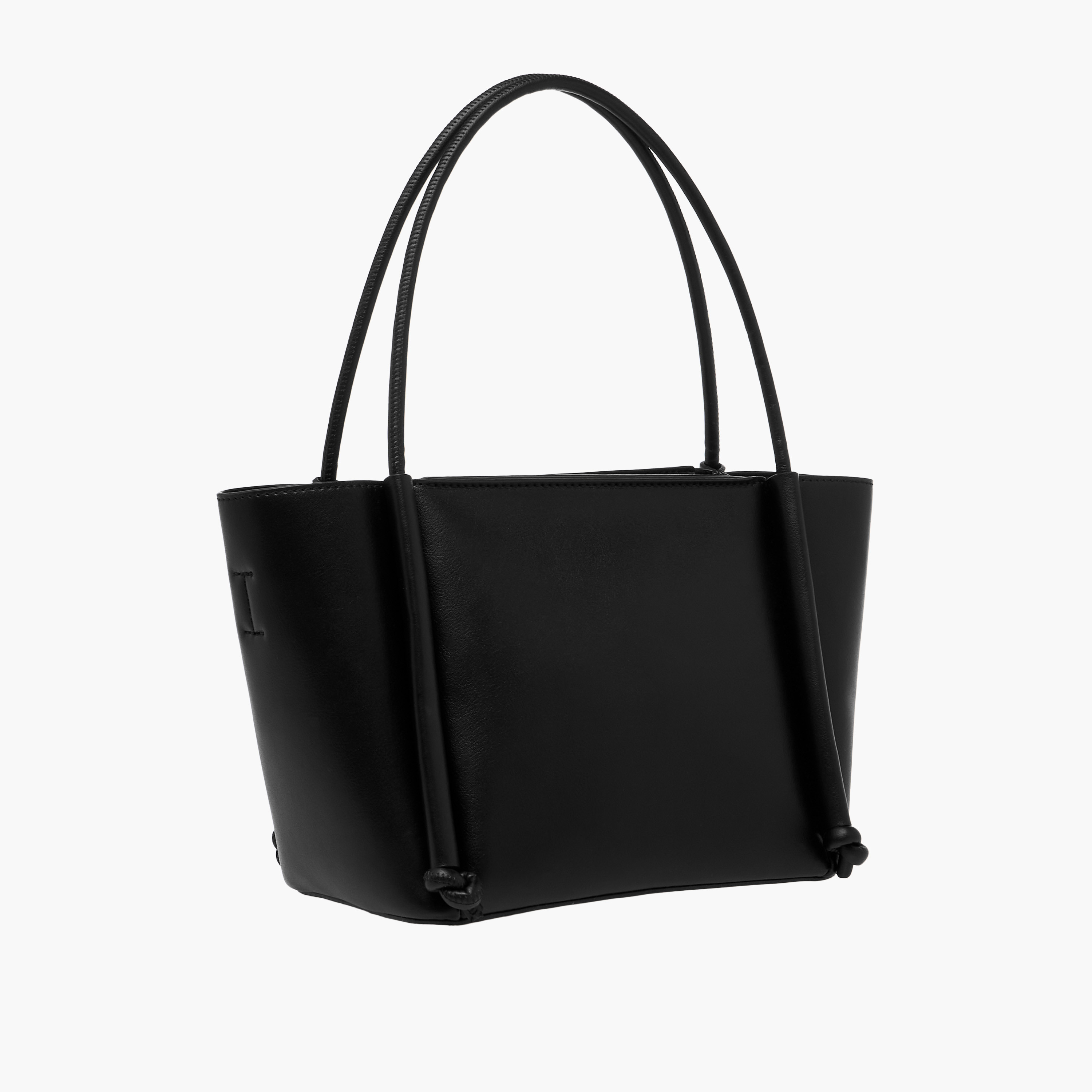 Flora Bella Solid Tote Bag with Double Handles and Detachable Strap-women-bagsandwallets-handbags-image-3