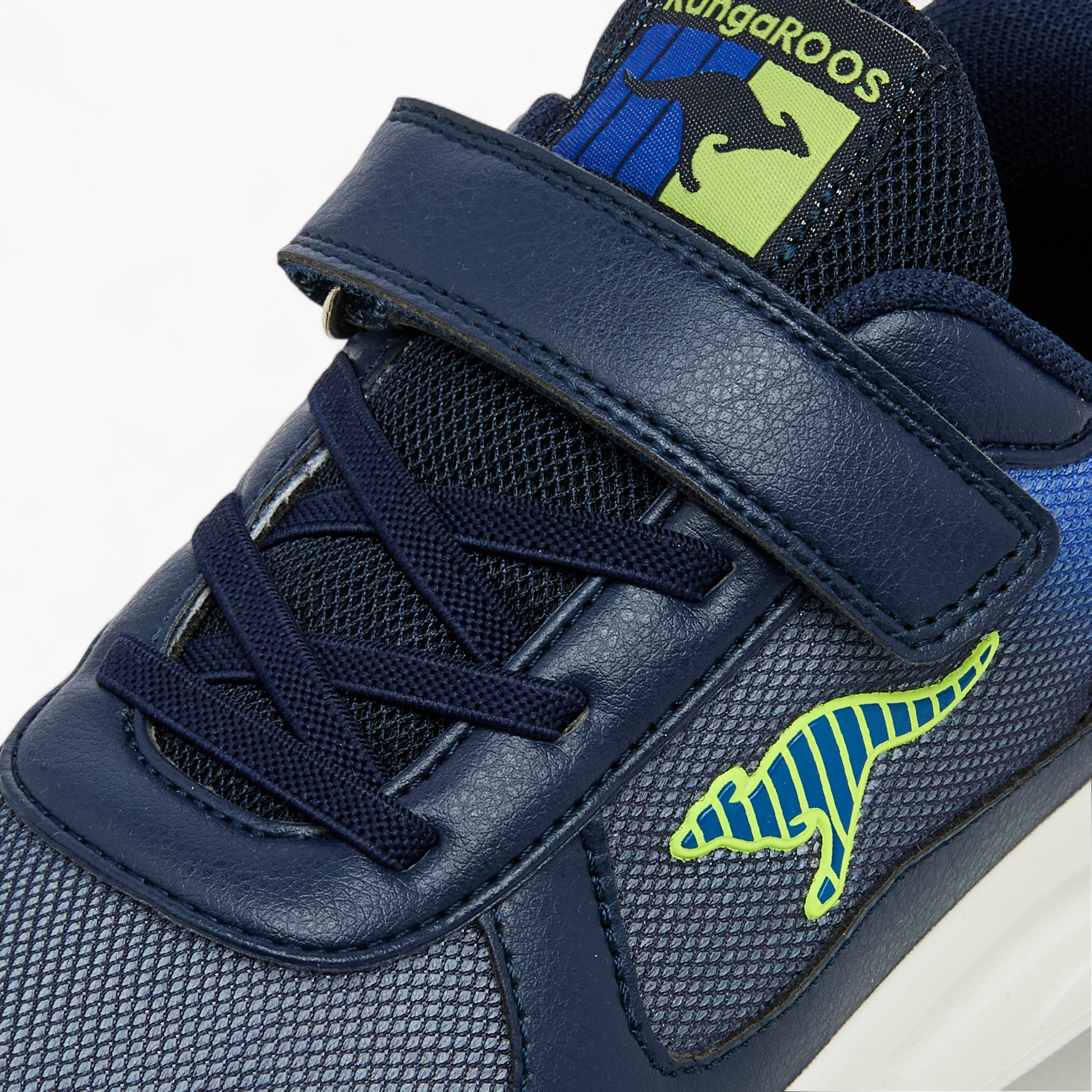 Kangaroos Boys Hook & Loop Breathable Walking Shoes-boys-shoes-sneakers-image-4