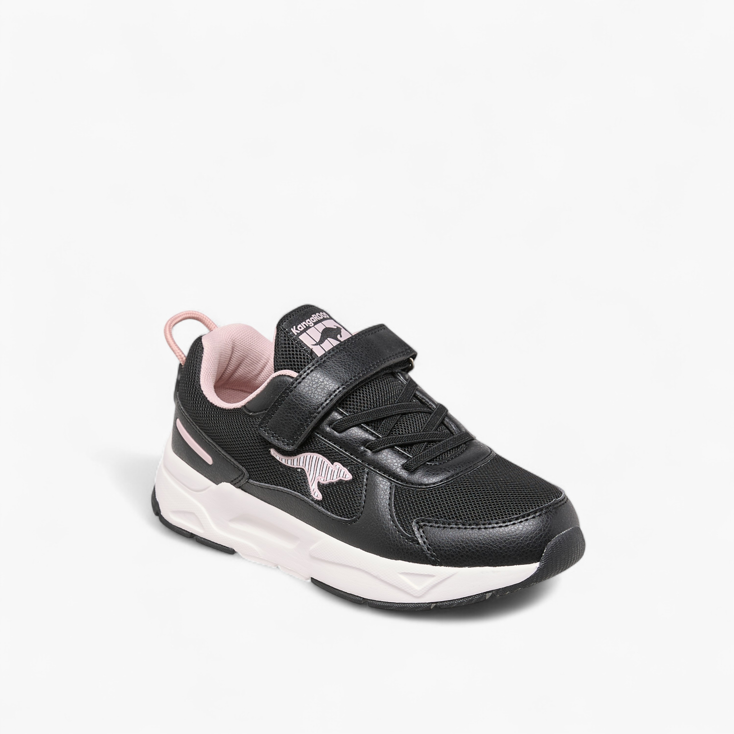 Kangaroos Girls Panelled Hook & Loop Walking Shoes-girls-shoes-sports-image-2