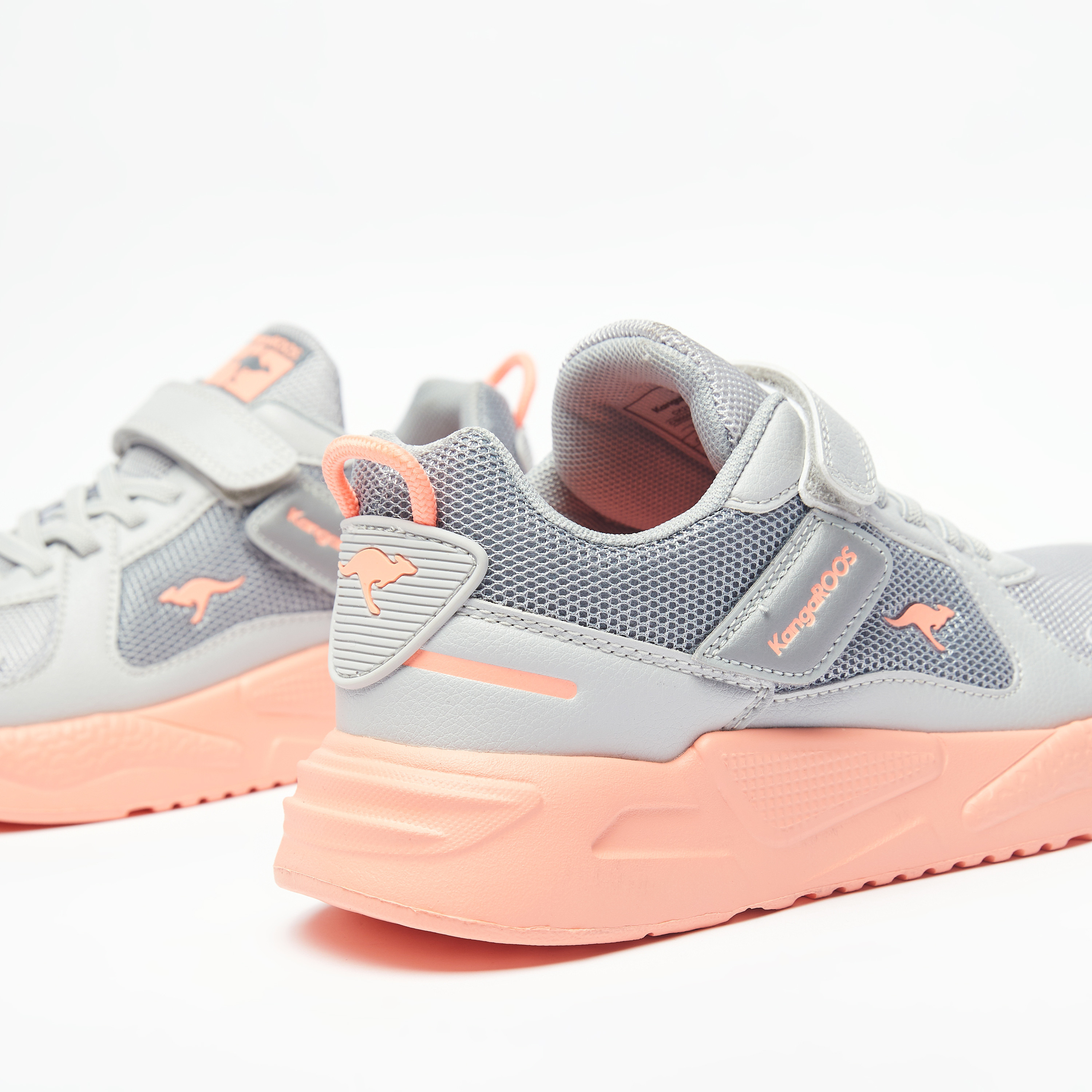 حذاء مشي بشريط لاصق للبنات من كانجاروس-sports-girls-shoes-image-12