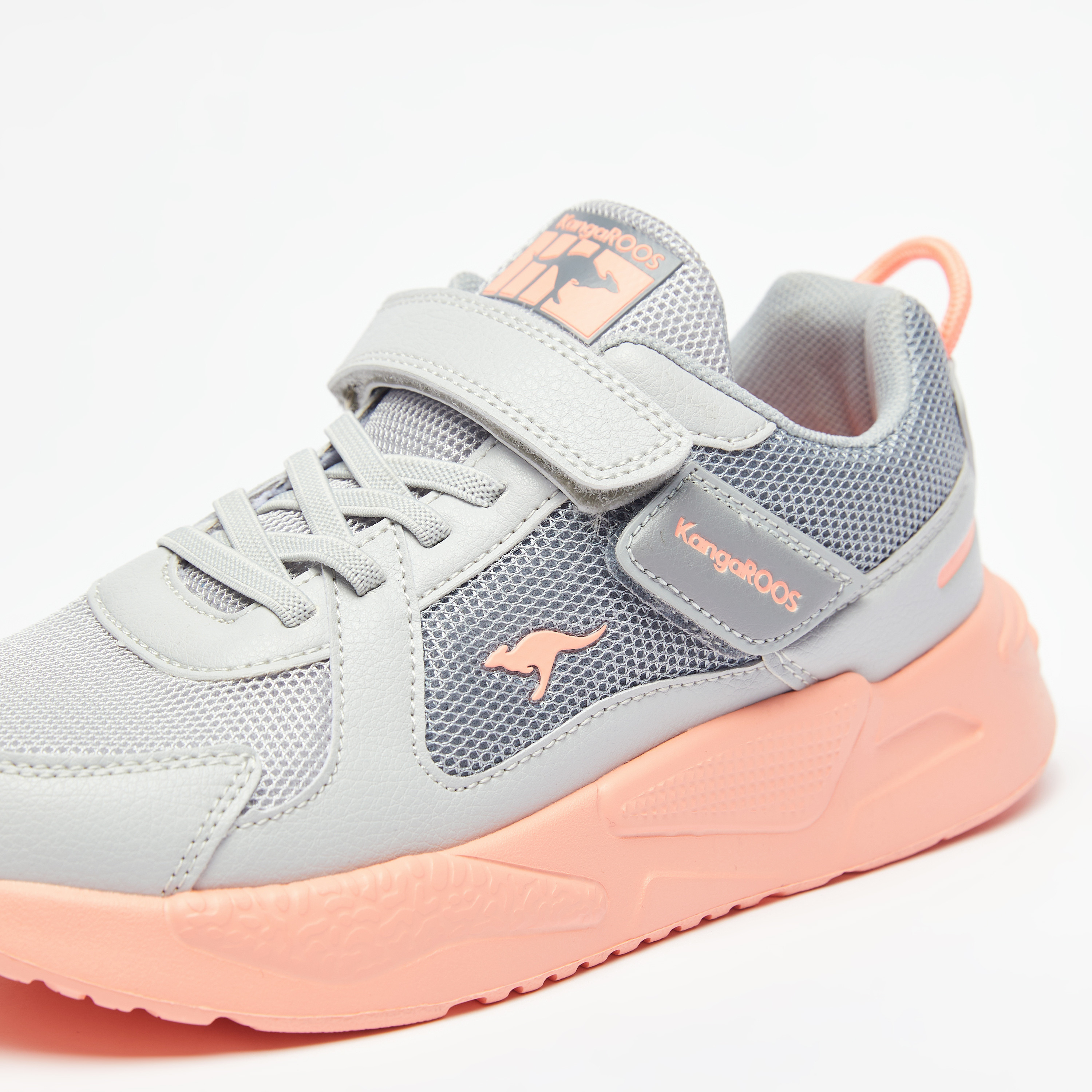 حذاء مشي بشريط لاصق للبنات من كانجاروس-sports-girls-shoes-image-13