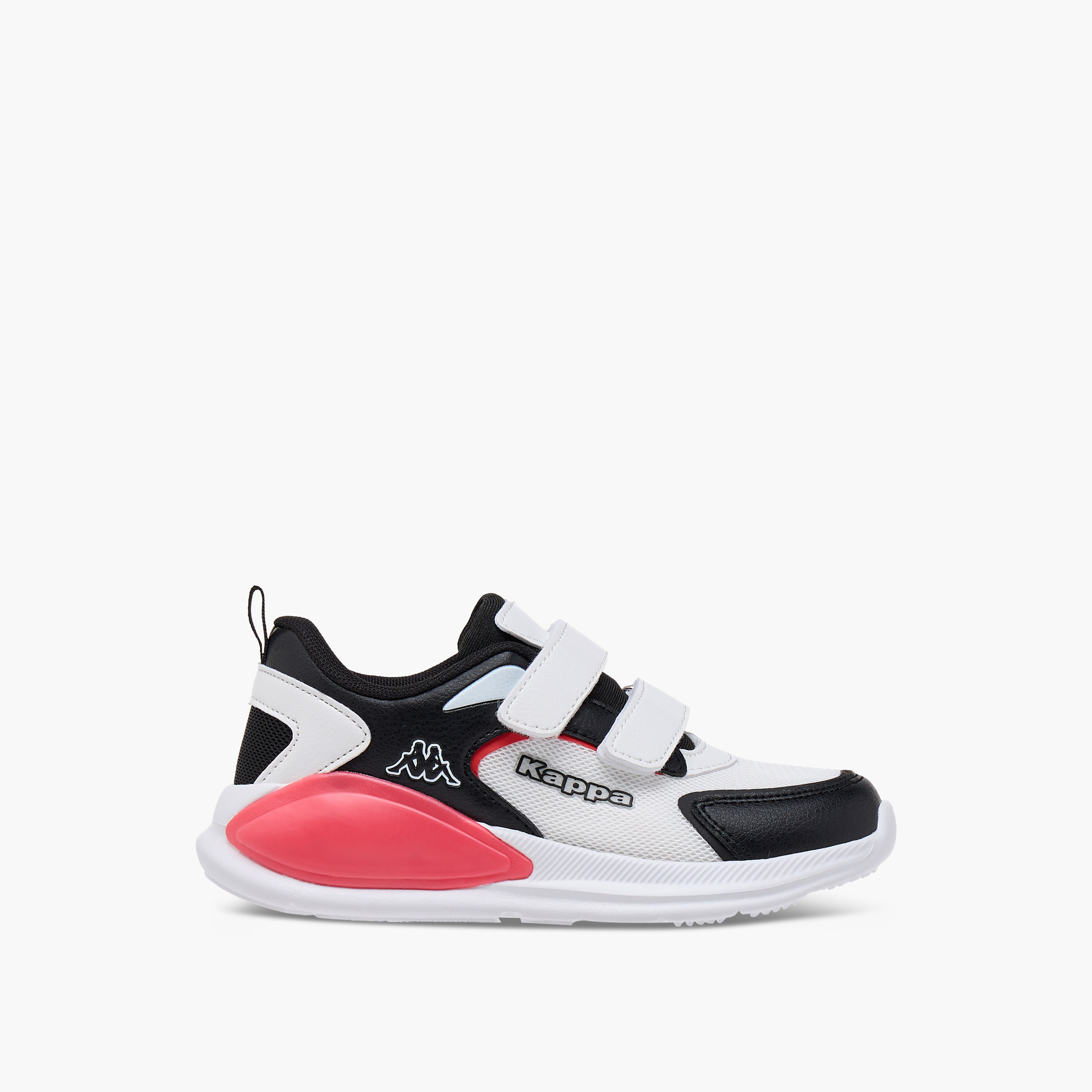 Kappa Kids' Logo Detail Sports Shoes with Hook and Loop Closure-boys-shoes-schoolshoes-image-3