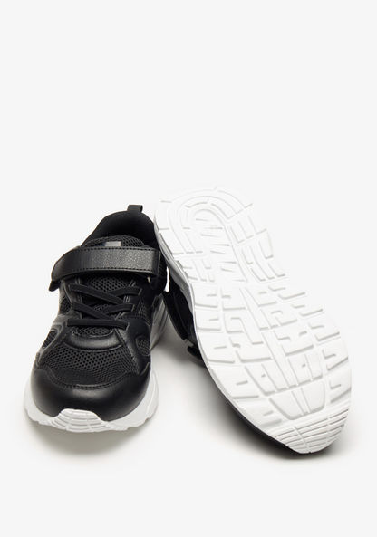KangaROOS Boys' Textured Walking Shoes with Hook and Loop Closure-Boy%27s School Shoes-image-1