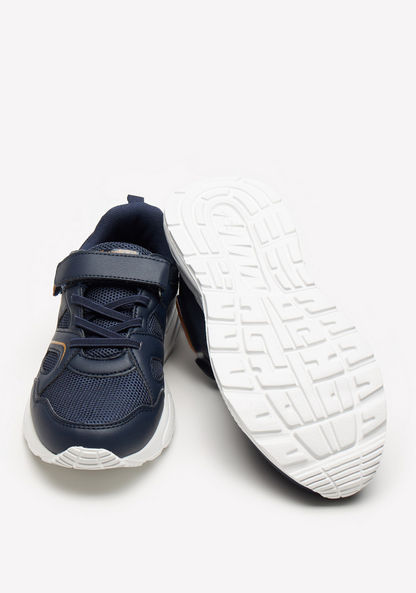 KangaROOS Boys' Textured Walking Shoes with Hook and Loop Closure