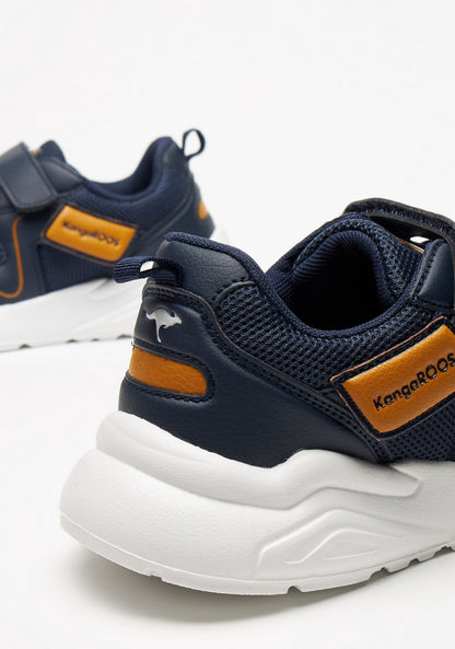 KangaROOS Boys' Textured Walking Shoes with Hook and Loop Closure-Boy%27s School Shoes-image-2