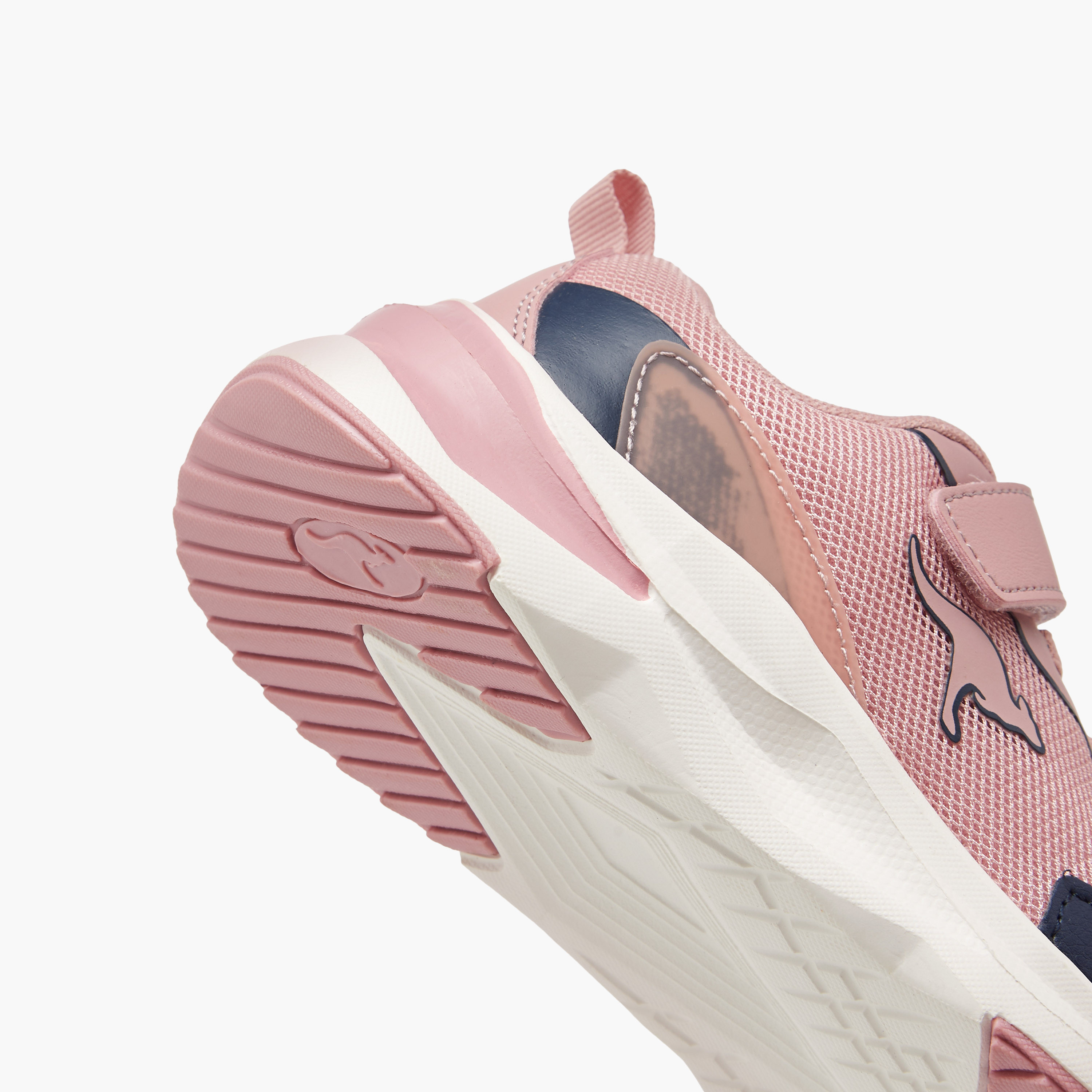 Kangaroos Girls Textured Hook & Loop Walking Shoes-girls-shoes-sneakers-image-5