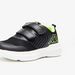Kappa Boy's Textured Sneakers with Hook and Loop Closure-Boy%27s Sports Shoes-thumbnailMobile-3