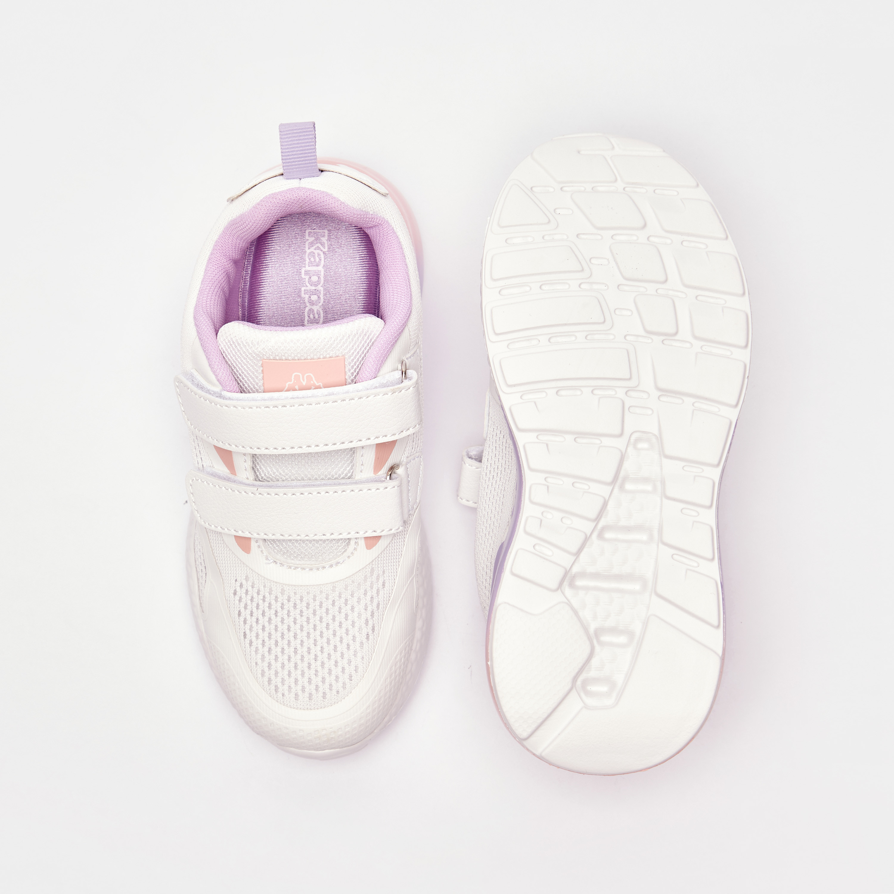 Shop Kappa Girls' Logo Print Running Shoes with Hook and