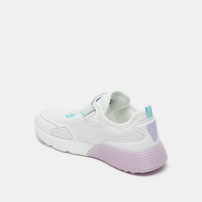 Kappa Girls' Textured Trainers with Hook and Loop Closure