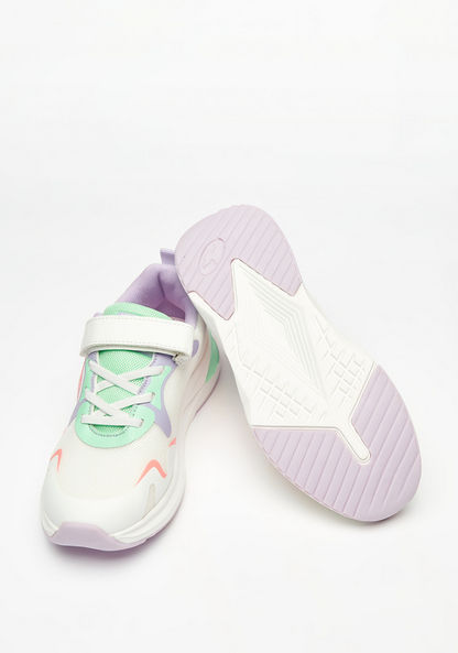 KangaROOS Girls' Low Ankle Sneakers with Hook and Loop Closure-Girl%27s Sneakers-image-1