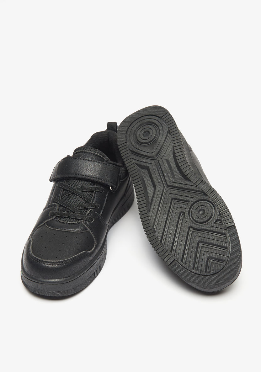 Kappa Boys' Sneakers with Hook and Loop Closure-Boy%27s School Shoes-image-1