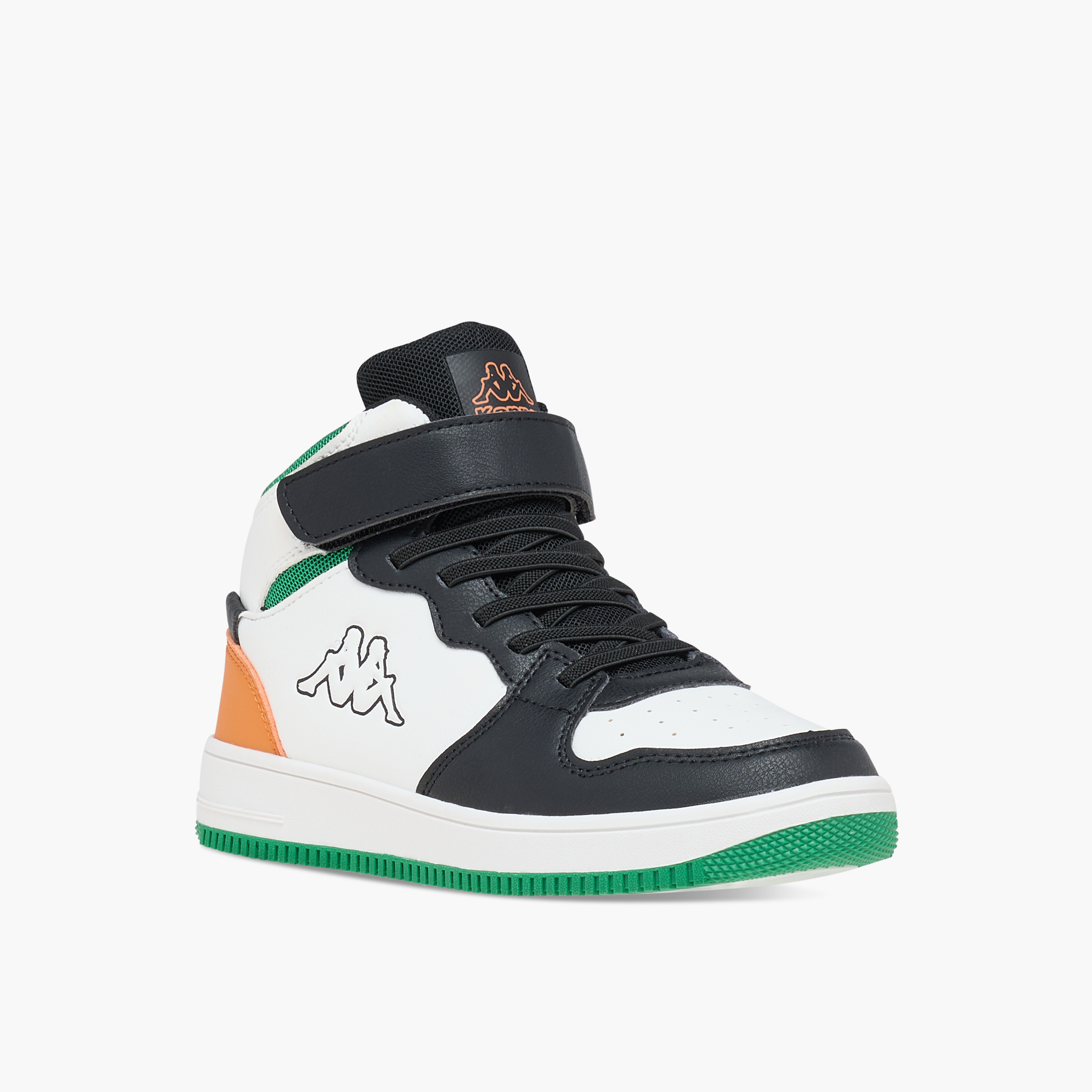 Kappa Boys' Logo Detail Sports Shoes with Hook and loop Closure-boys-shoes-sneakers-image-17