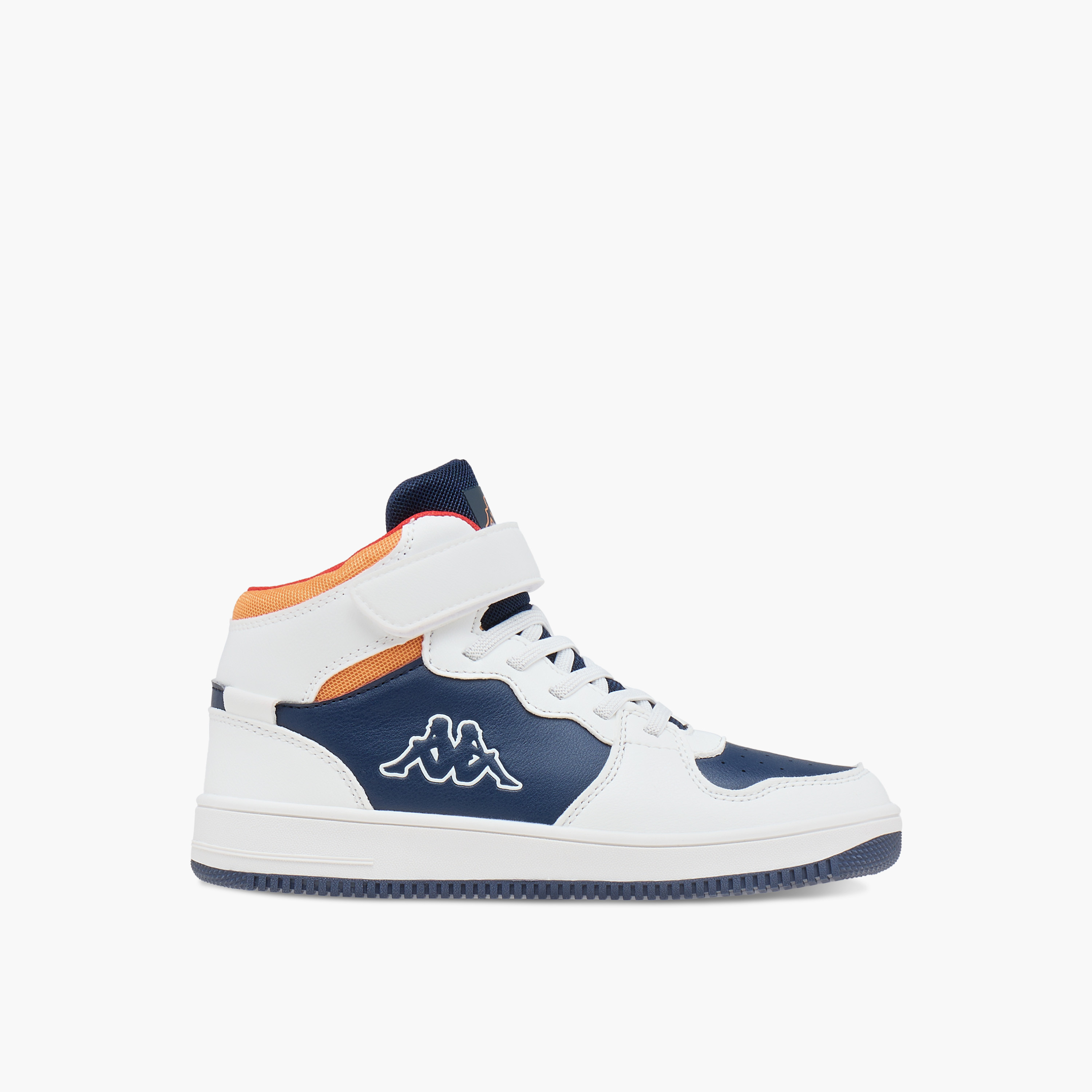 حذاء رياضي بشريط إغلاق لاصق وتفاصيل الشعار للأولاد من كابا-boys-shoes-sneakers-image-3