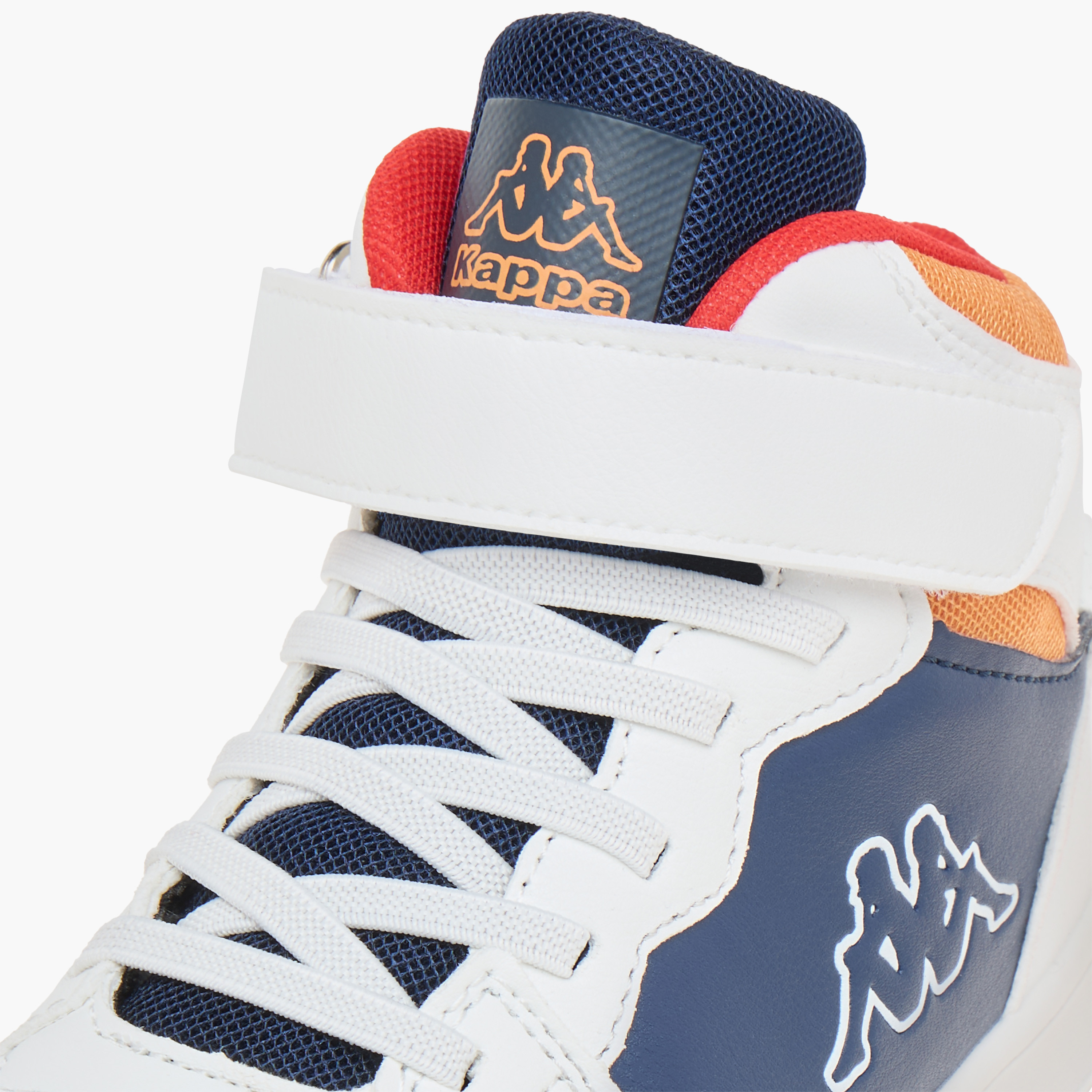 حذاء رياضي بشريط إغلاق لاصق وتفاصيل الشعار للأولاد من كابا-boys-shoes-sneakers-image-4